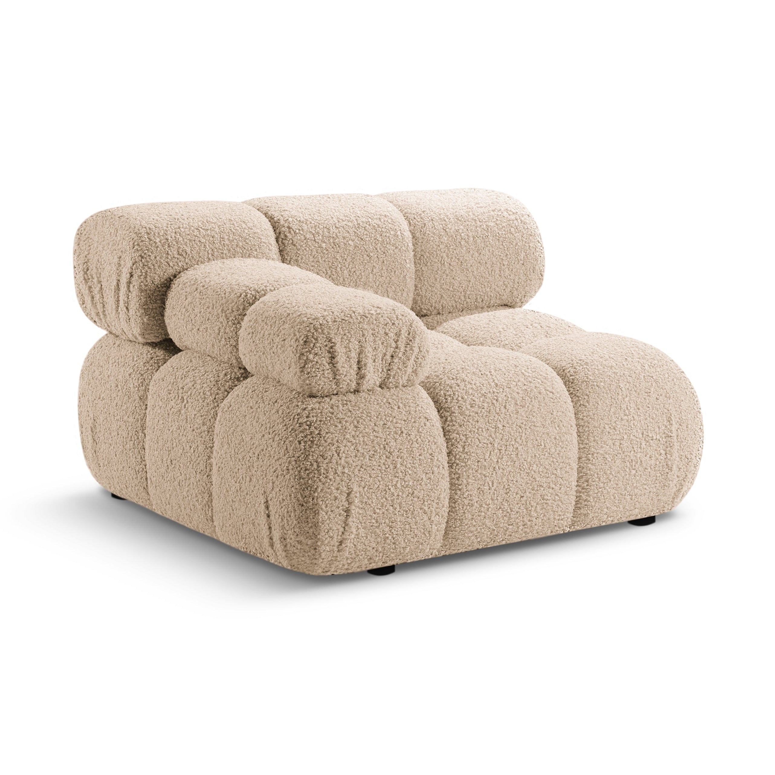 Sofa modulárna BELLIS - ľavý modul pieskový boucle