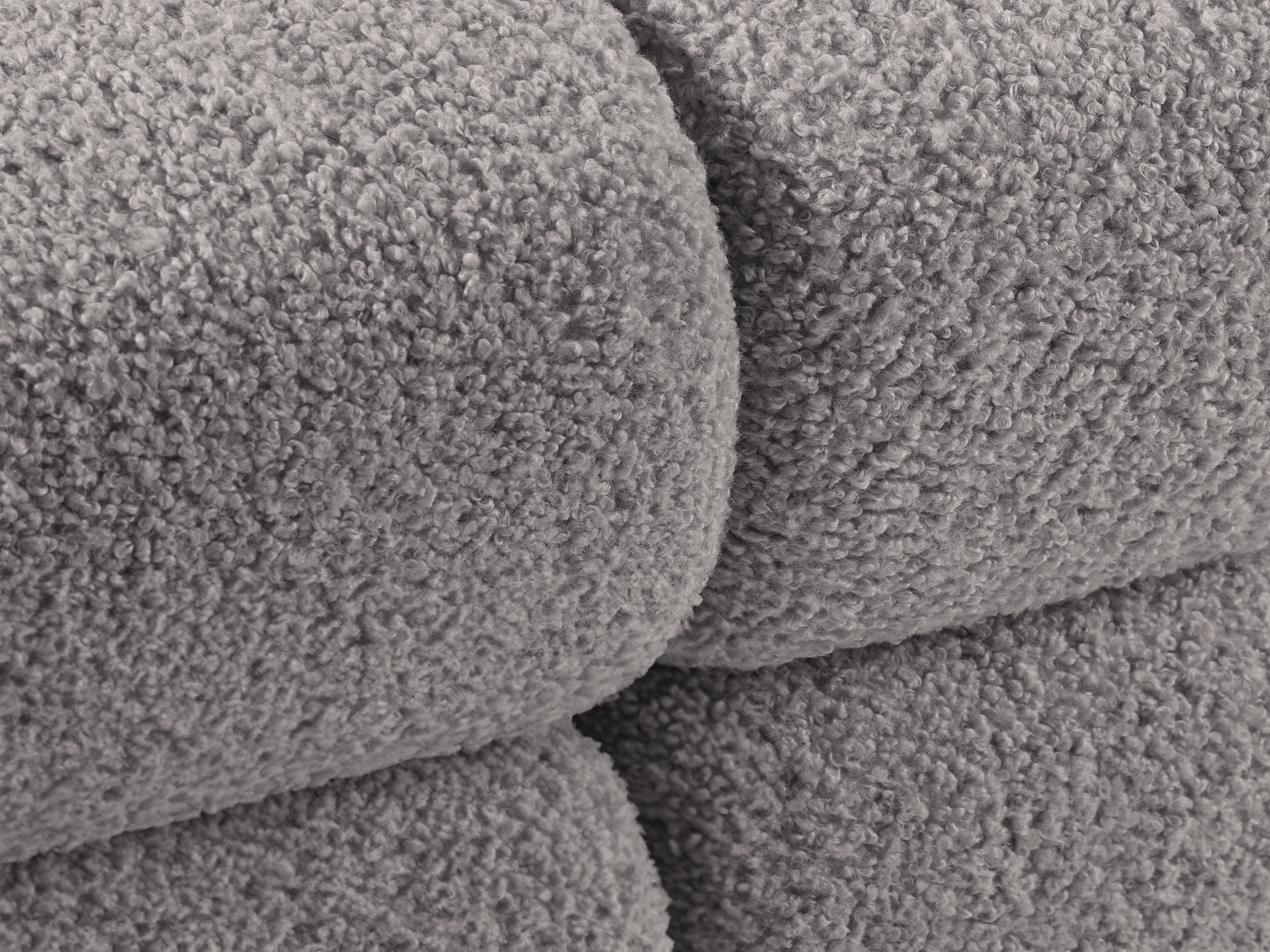 Sofa modulárna BELLIS - ľavý modul šedý boucle
