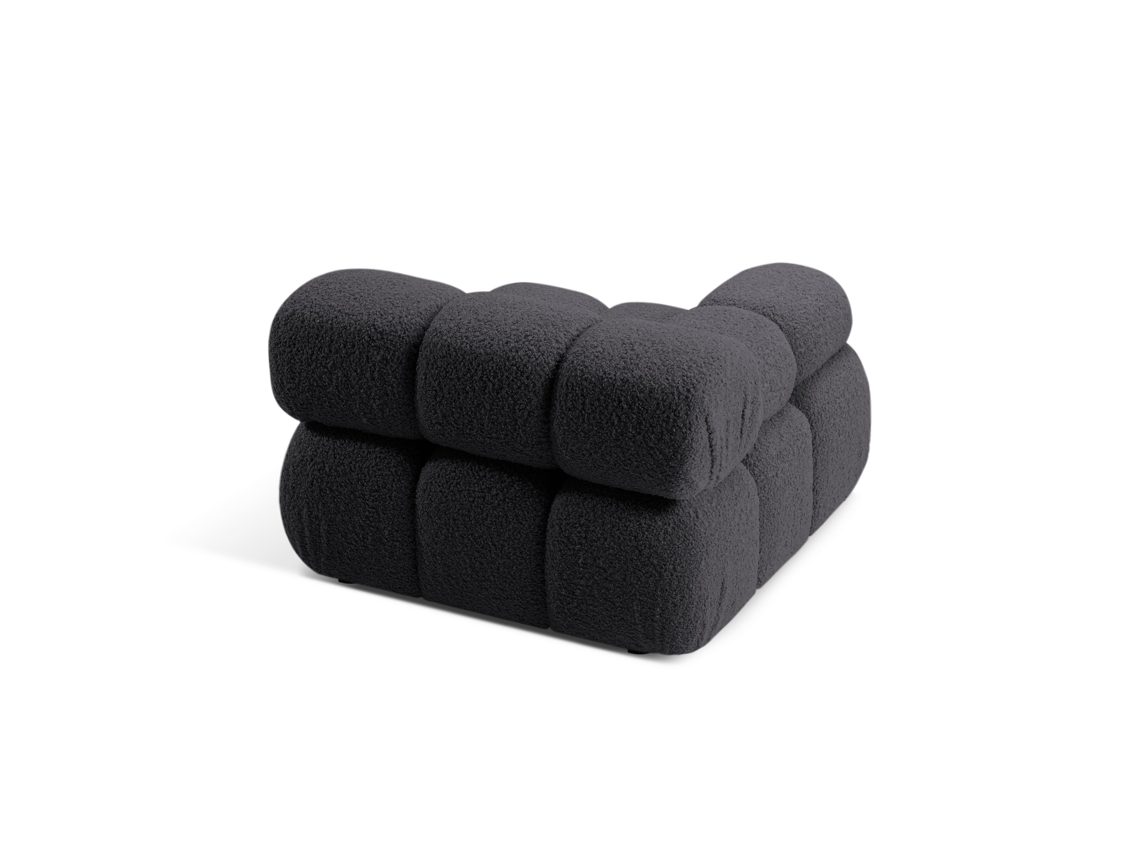 Sofa modulárna BELLIS - ľavý modul v grafitovom boucle.