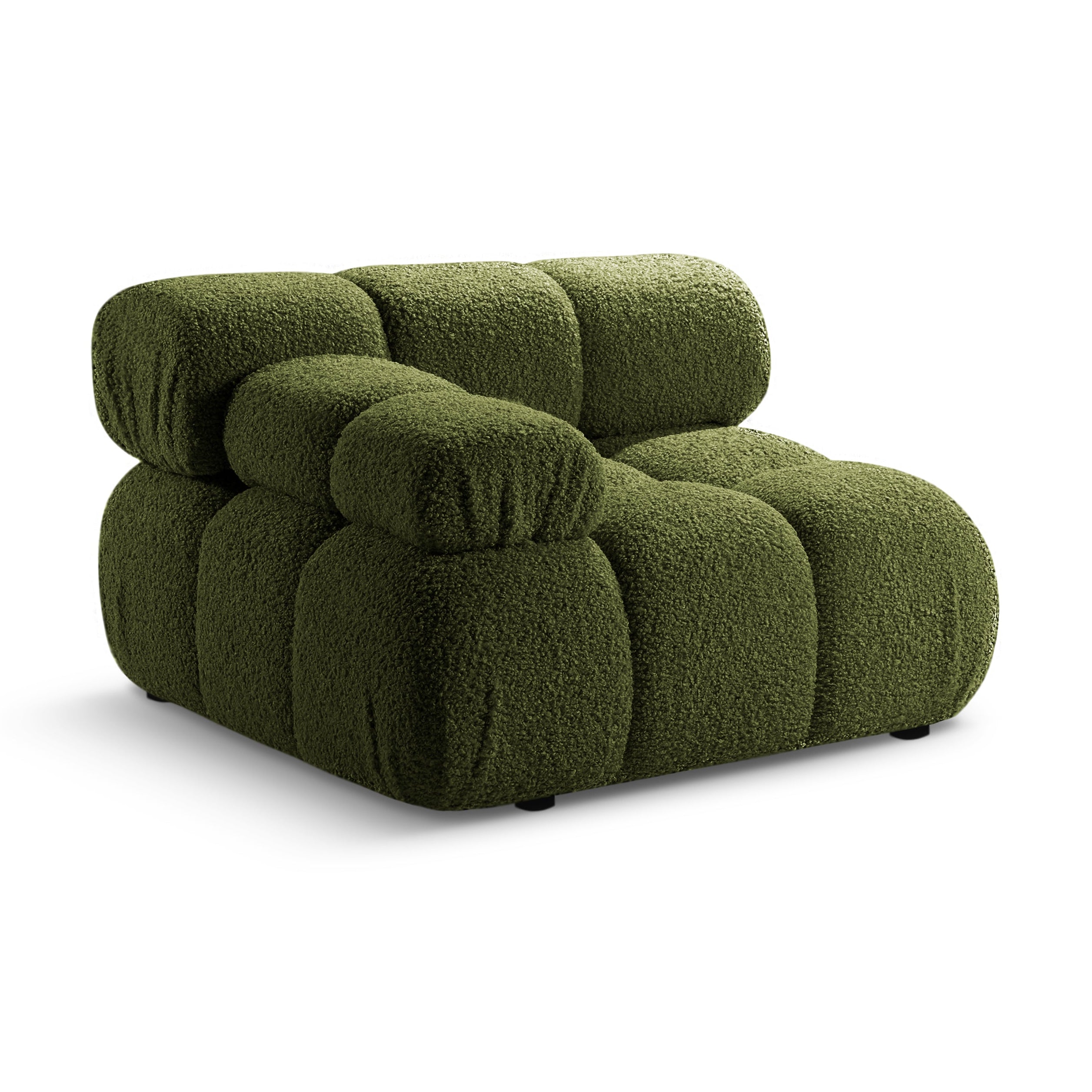 Sofa modulárna BELLIS - ľavý modul v zelenej boucle