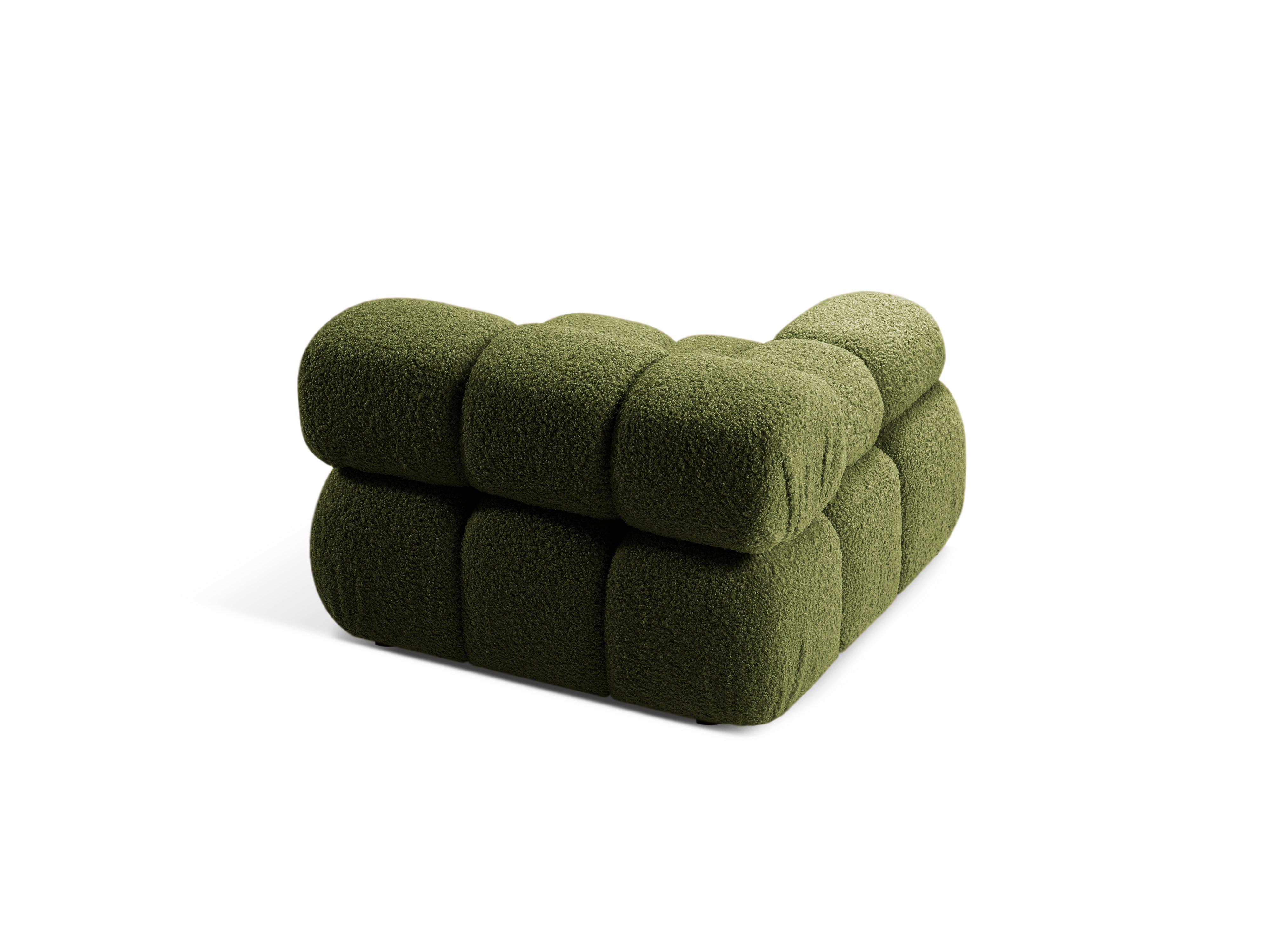 Sofa modulárna BELLIS - ľavý modul v zelenej boucle