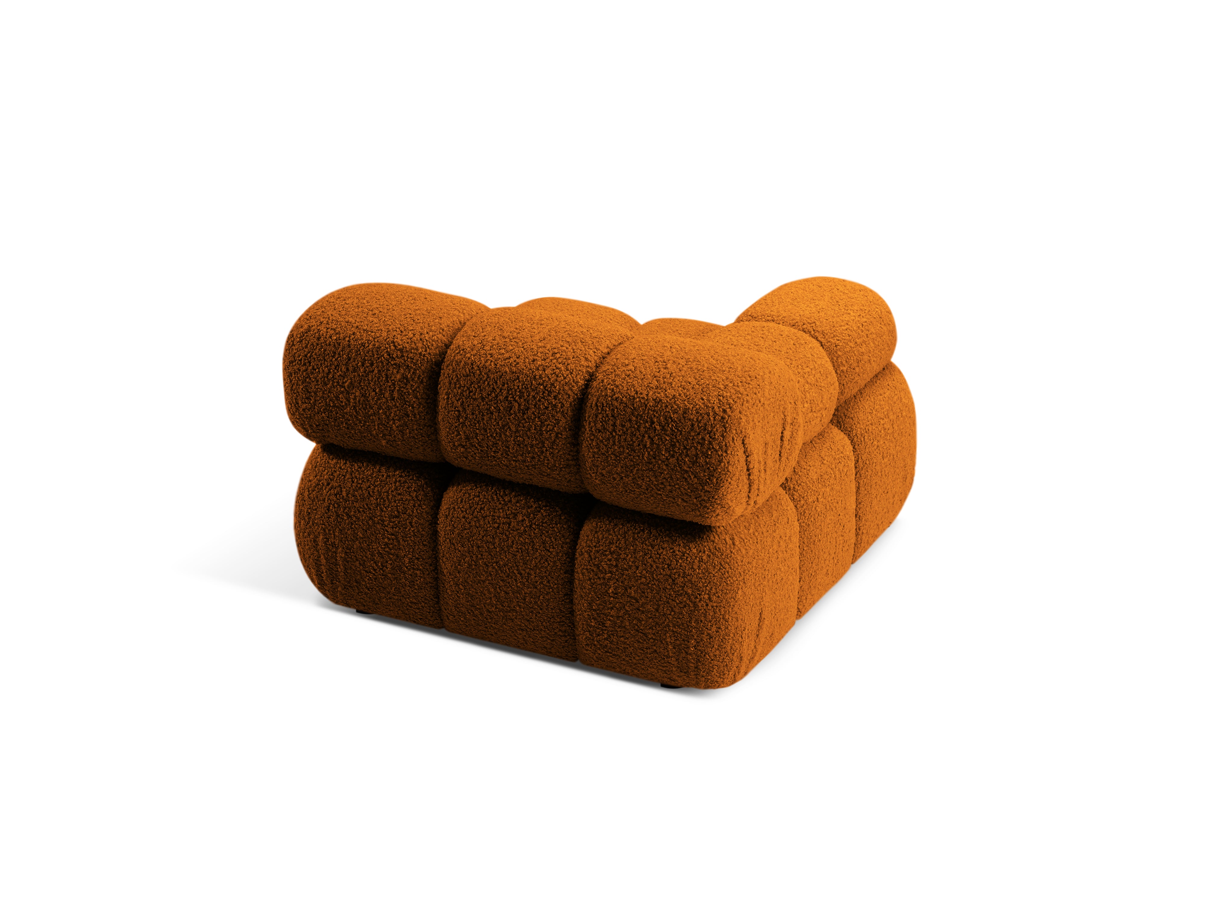 Sofa modulárna BELLIS - ľavý modul tehlový boucle