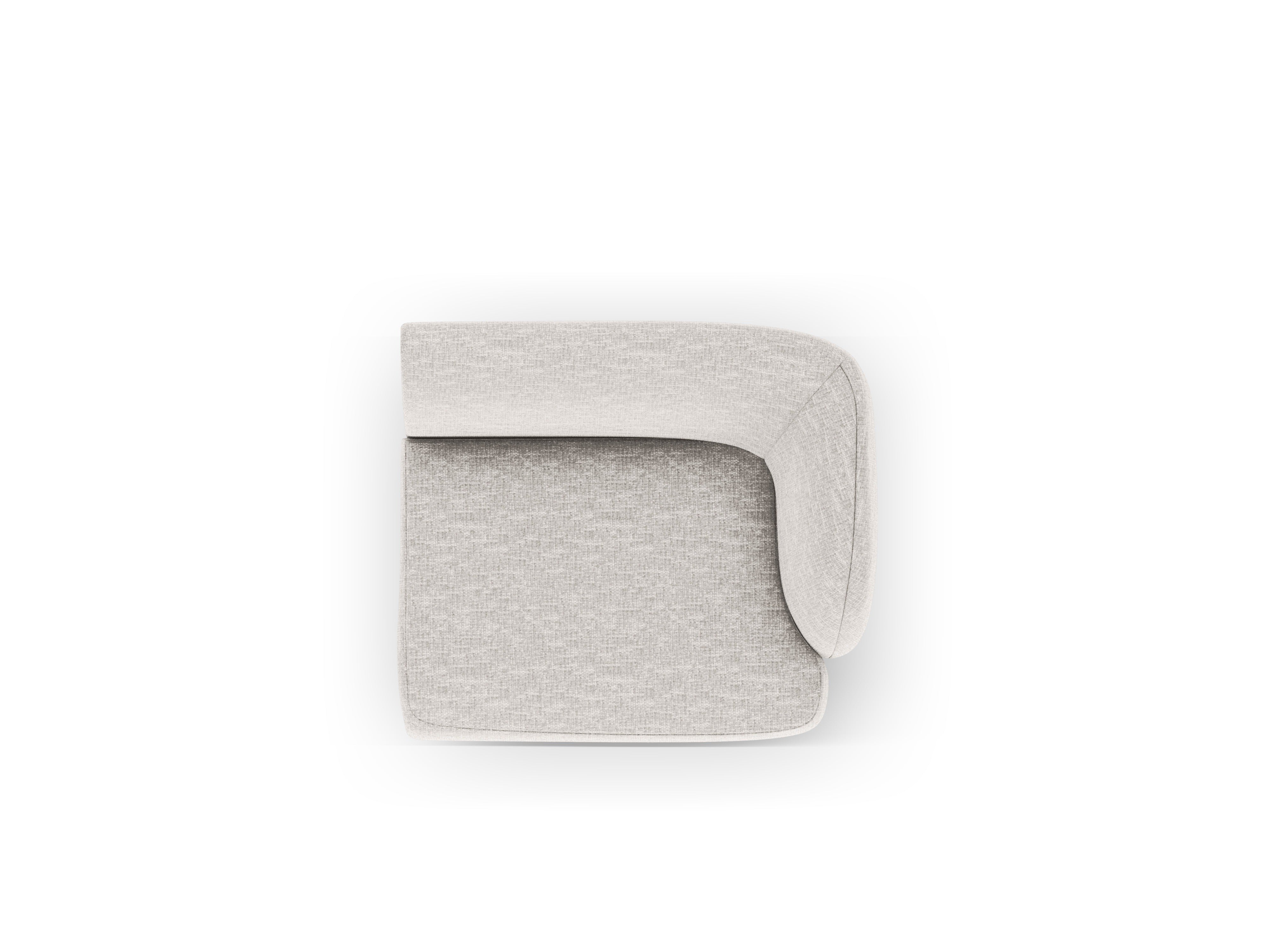 Sedačka modulová - pravý modul MILEY šedý šenil