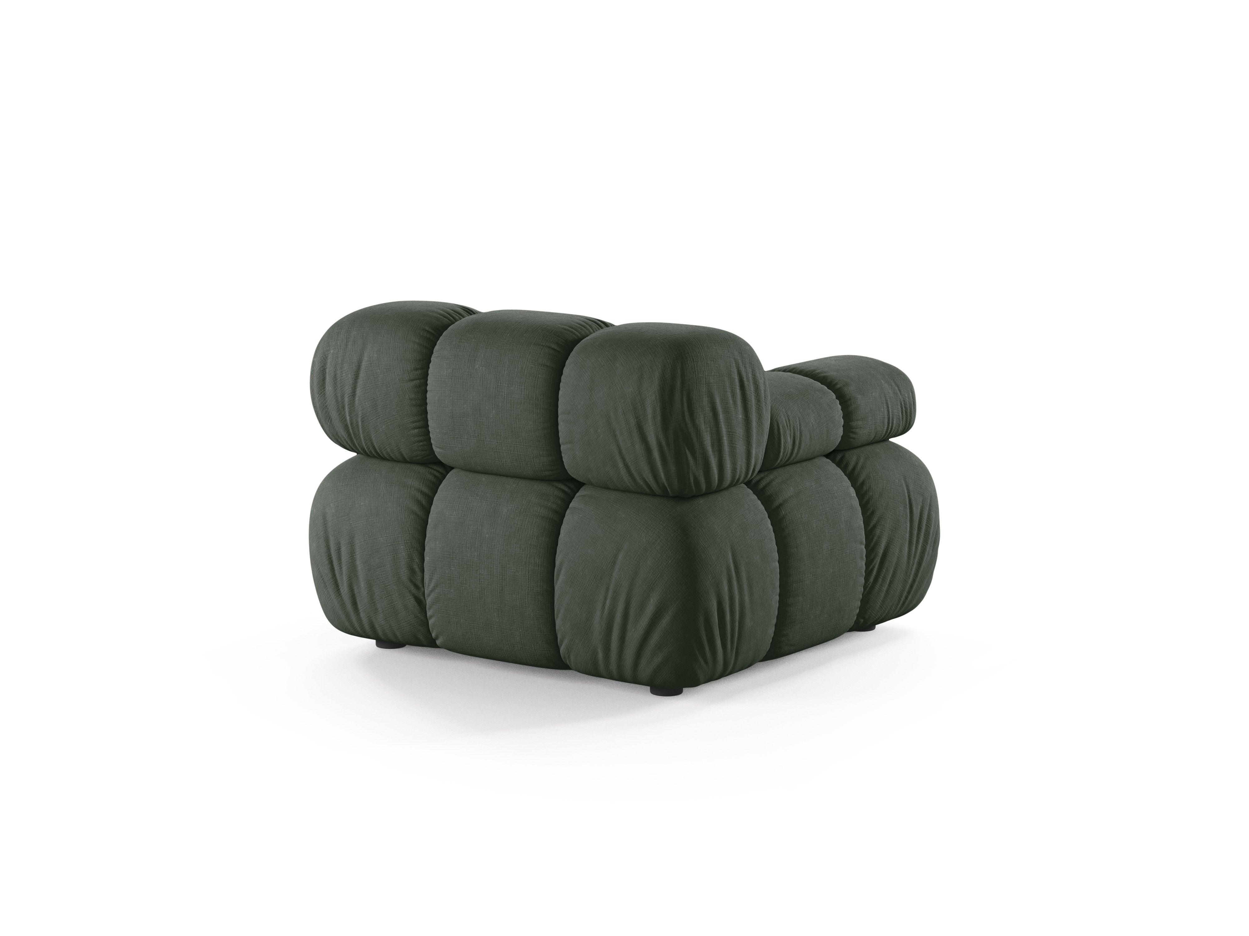 Sofa modulárna BELLIS - ľavý modul tmavozelený