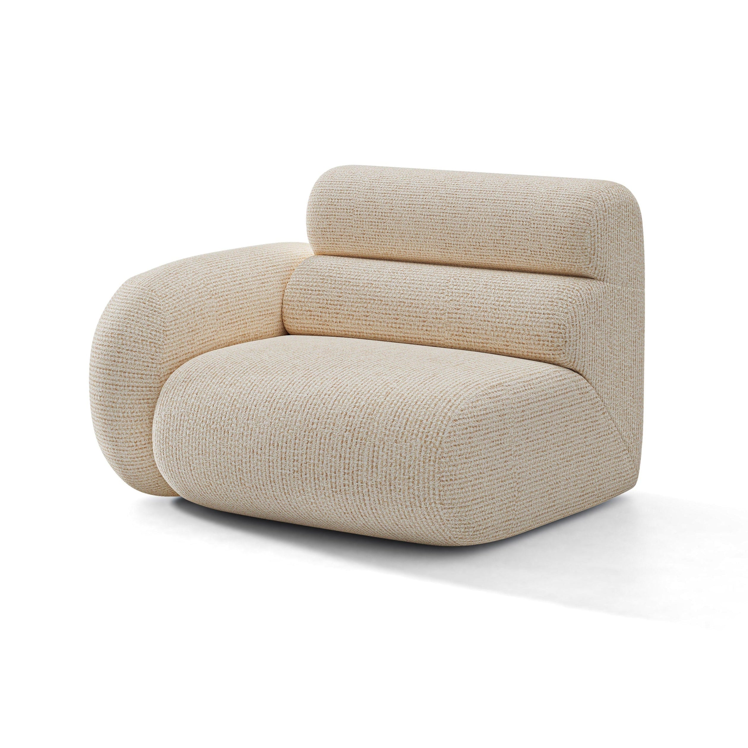 Sofa modulárna NEO - ľavý modul béžový melír