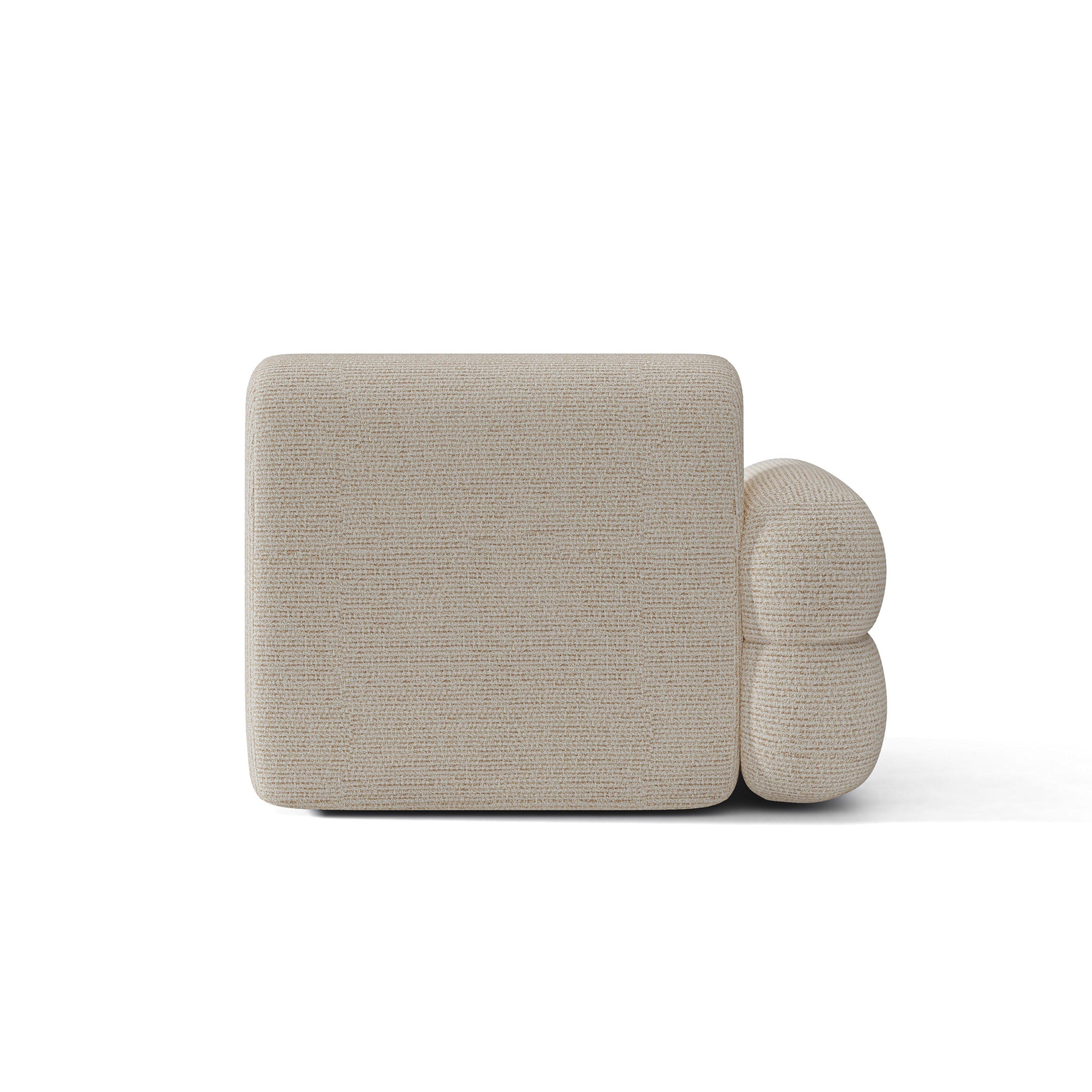 Sofa modulárna NEO - ľavý modul béžový melír