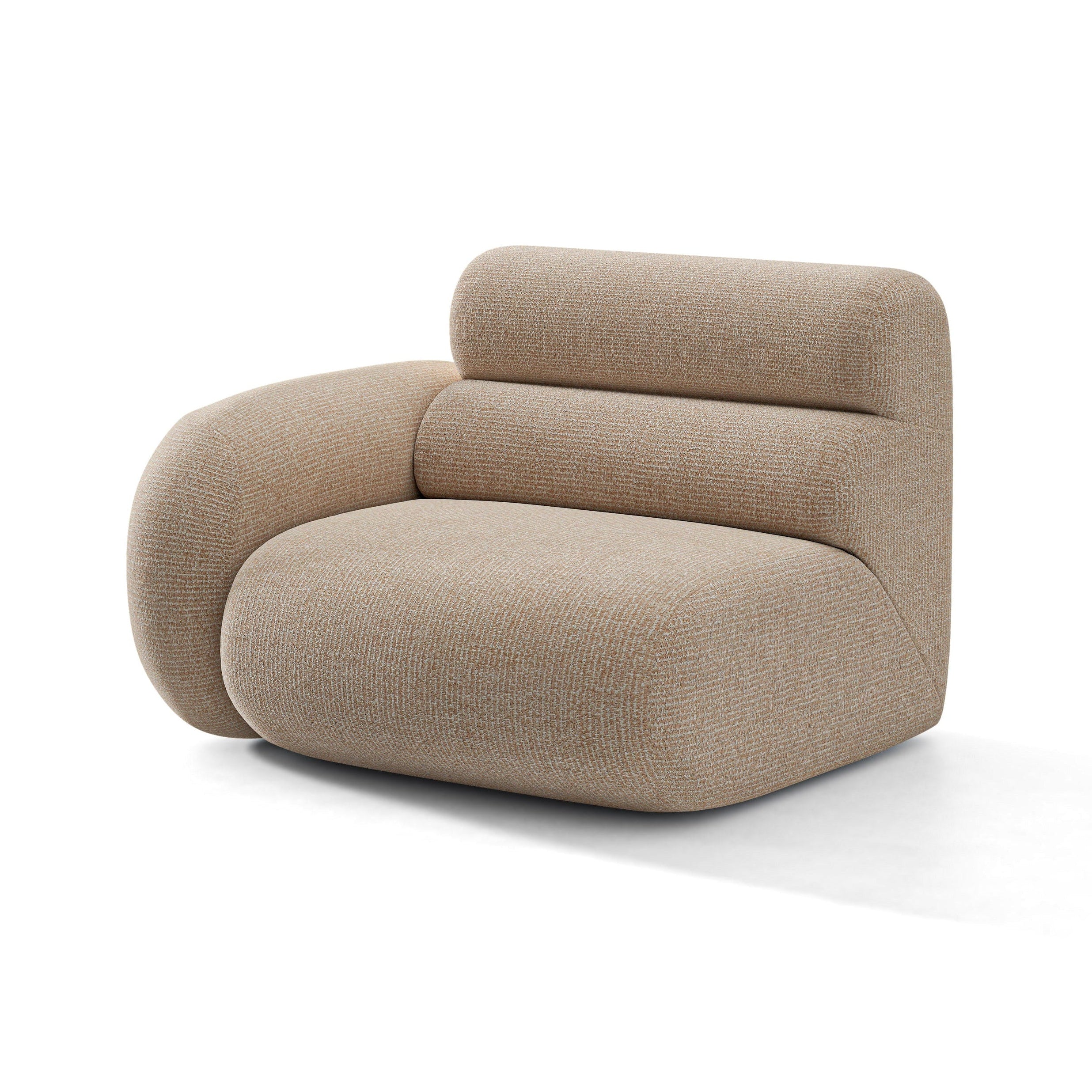 Sofa modulárna NEO - ľavý modul pieskový melír