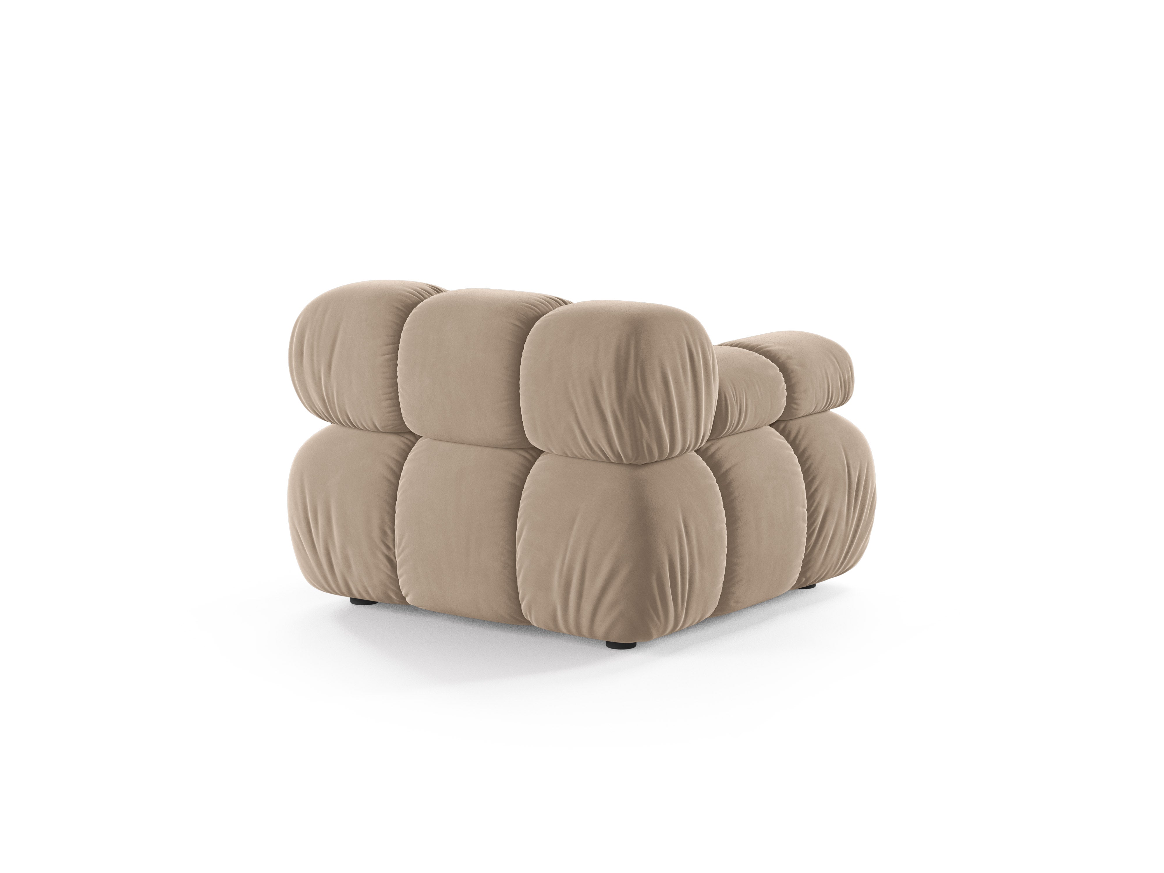 Sofa modulárna BELLIS - ľavý modul béžový zamat