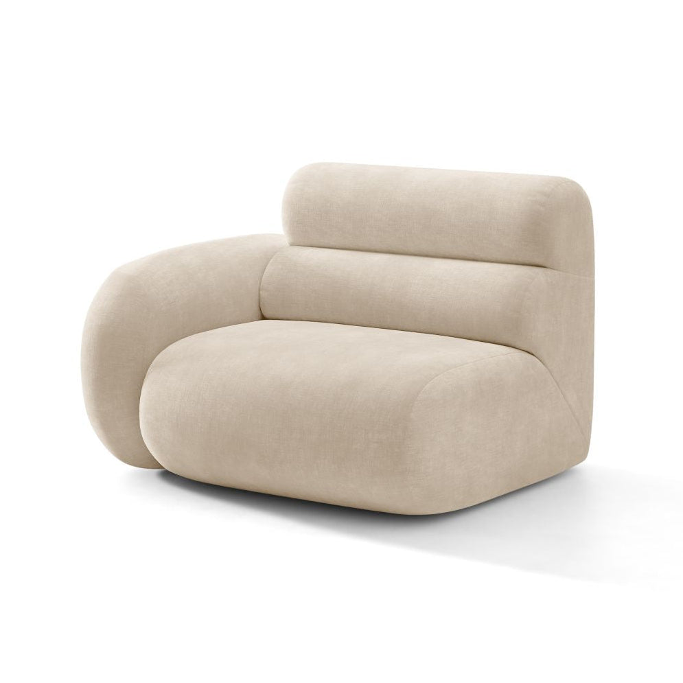 Sofa modulárna NEO - ľavý modul svetlo béžový šenil