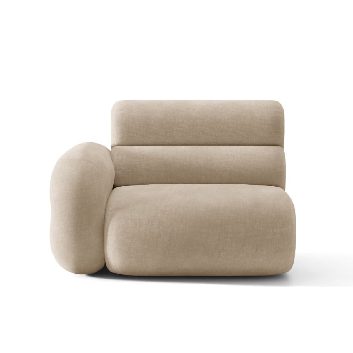 Sofa modulárna NEO - ľavý modul béžový šenil