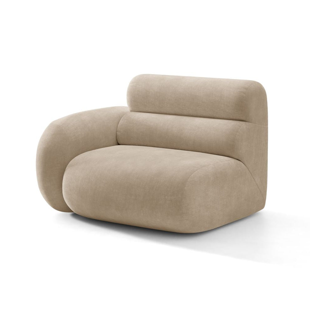 Sofa modulárna NEO - ľavý modul béžový šenil