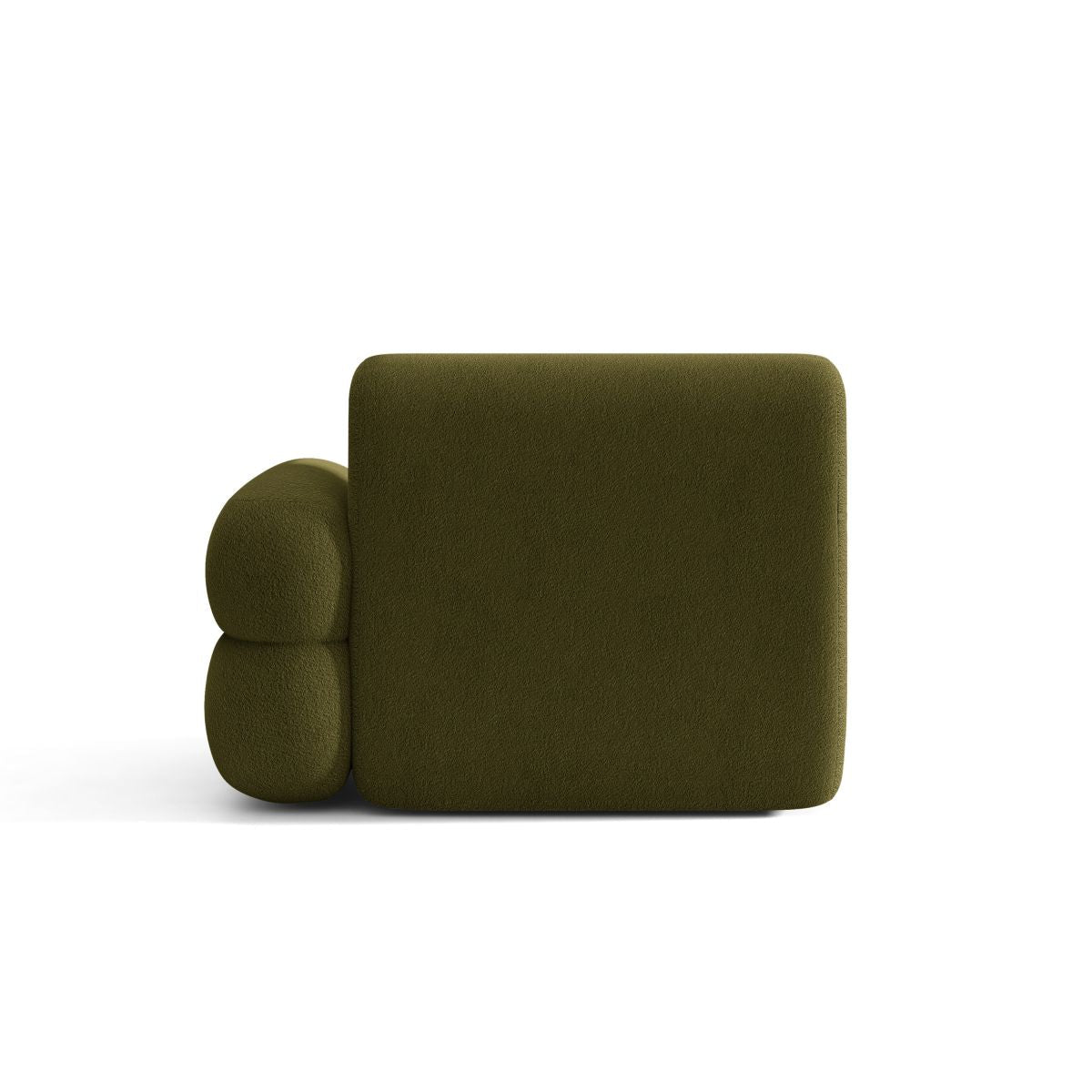 Sofa modulárna NEO - pravý modul olivovej boucle