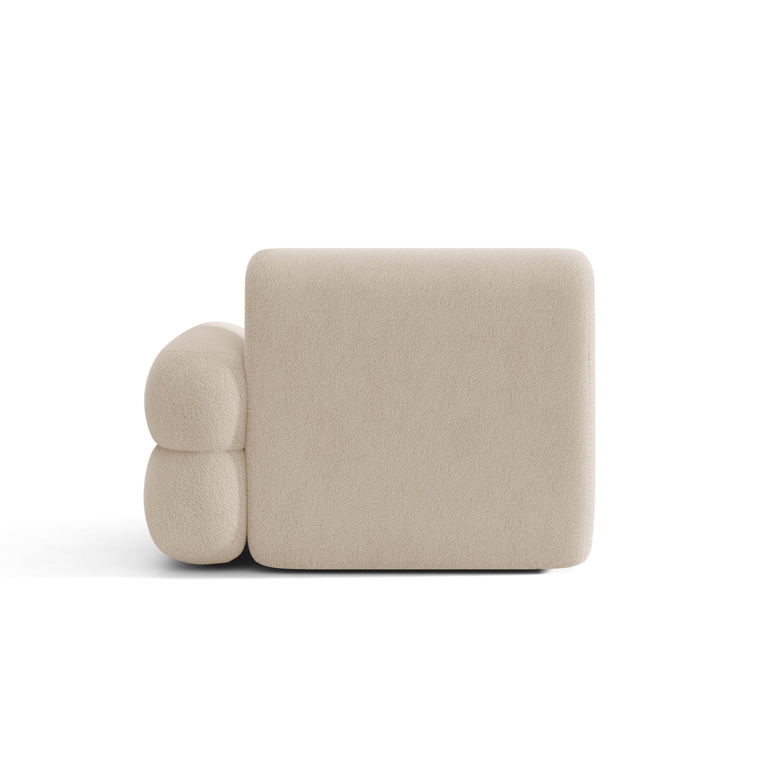 Sofa modulárna NEO - pravý modul béžový boucle