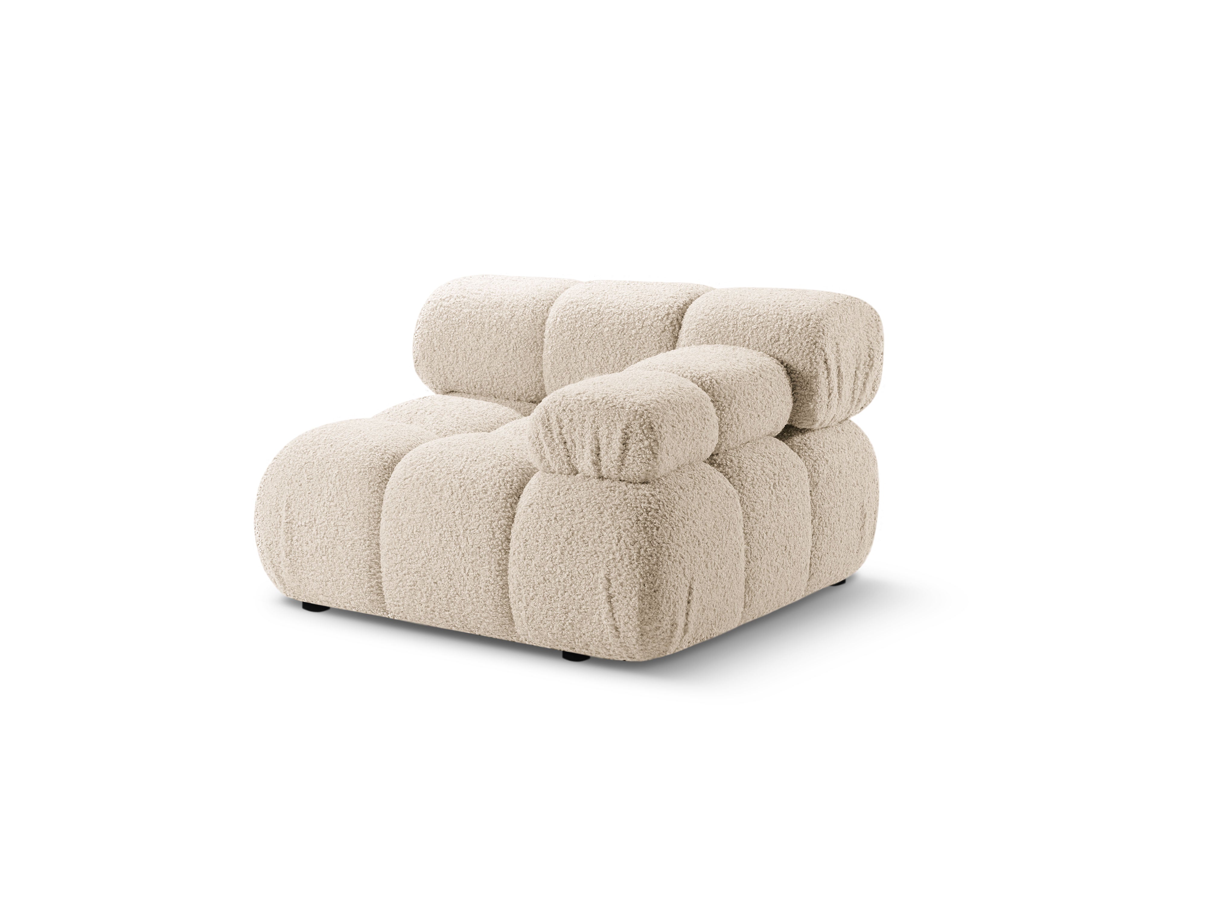 Sofa modulárna BELLIS - pravý modul béžový boucle