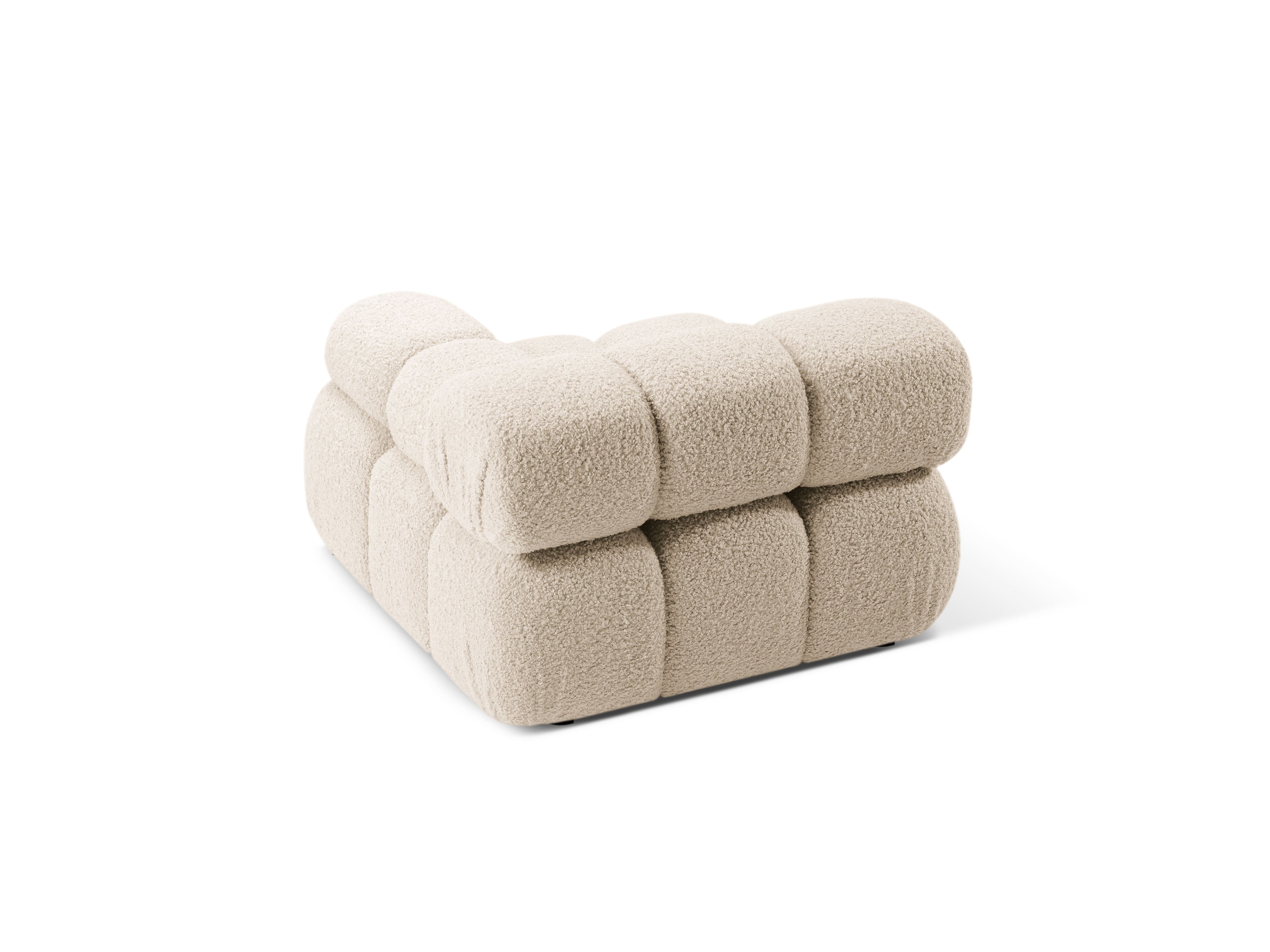 Sofa modulárna BELLIS - pravý modul béžový boucle