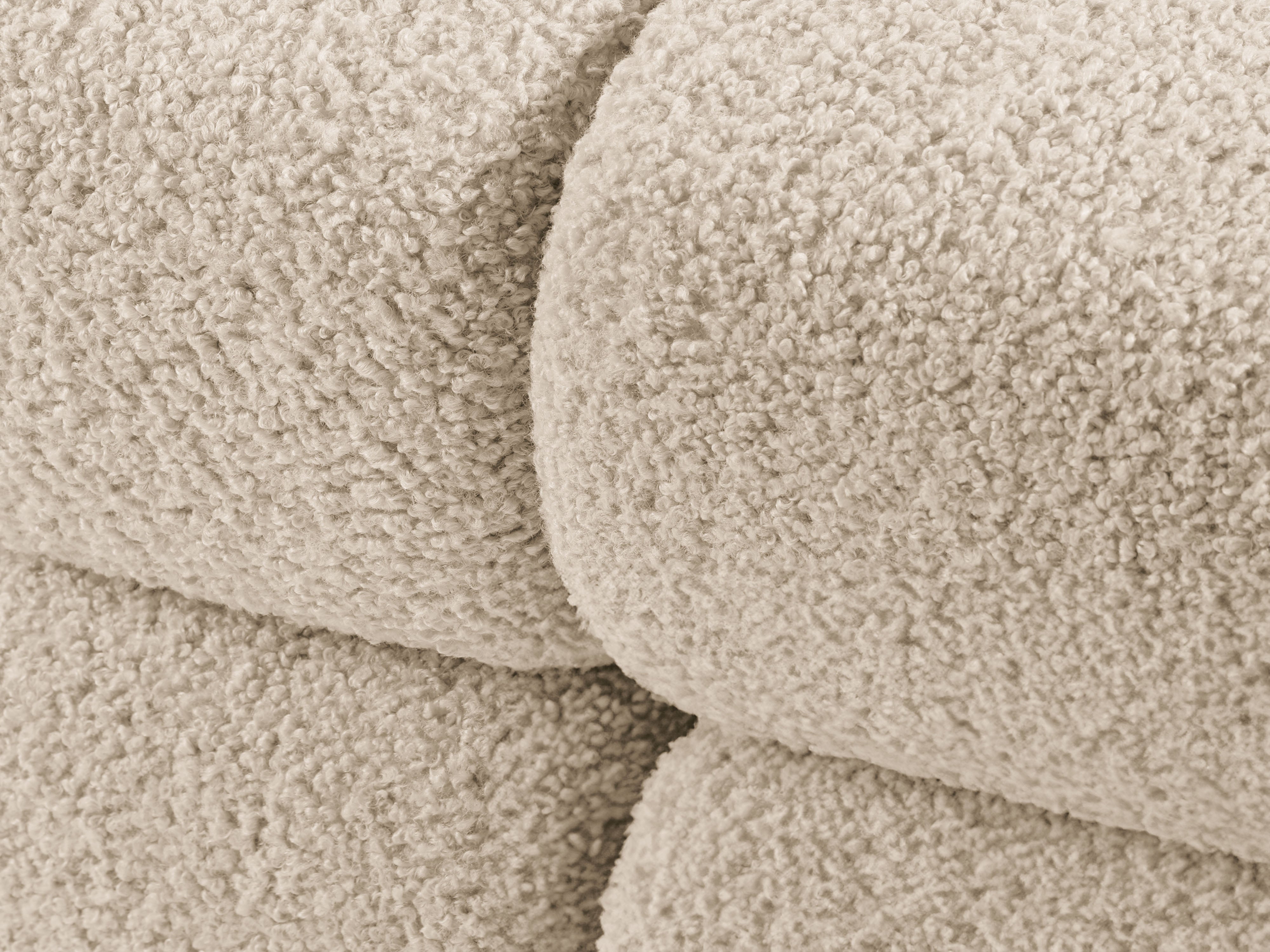 Sofa modulárna BELLIS - pravý modul béžový boucle