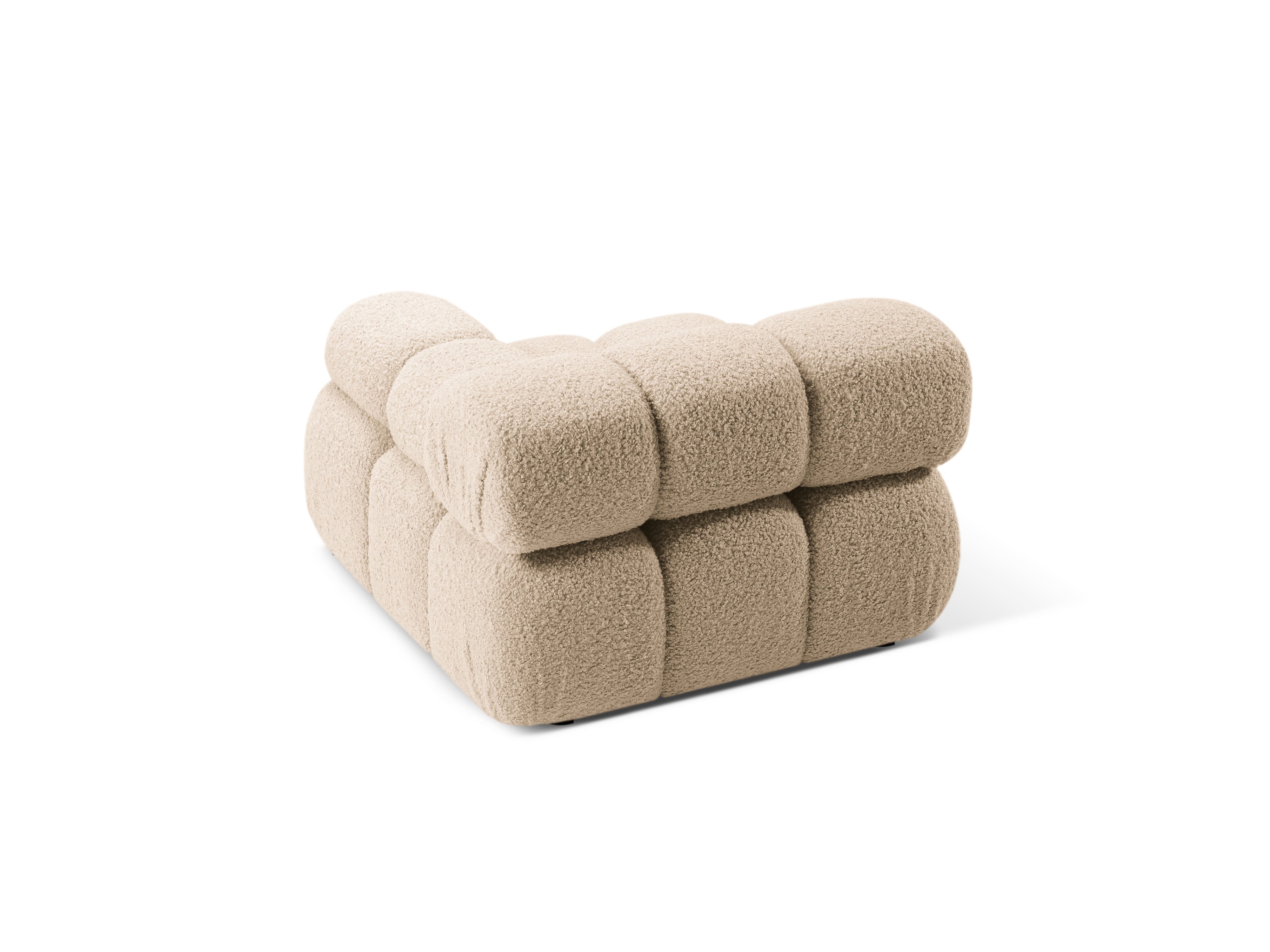 Sofa modulárna BELLIS - pravý modul pieskový boucle