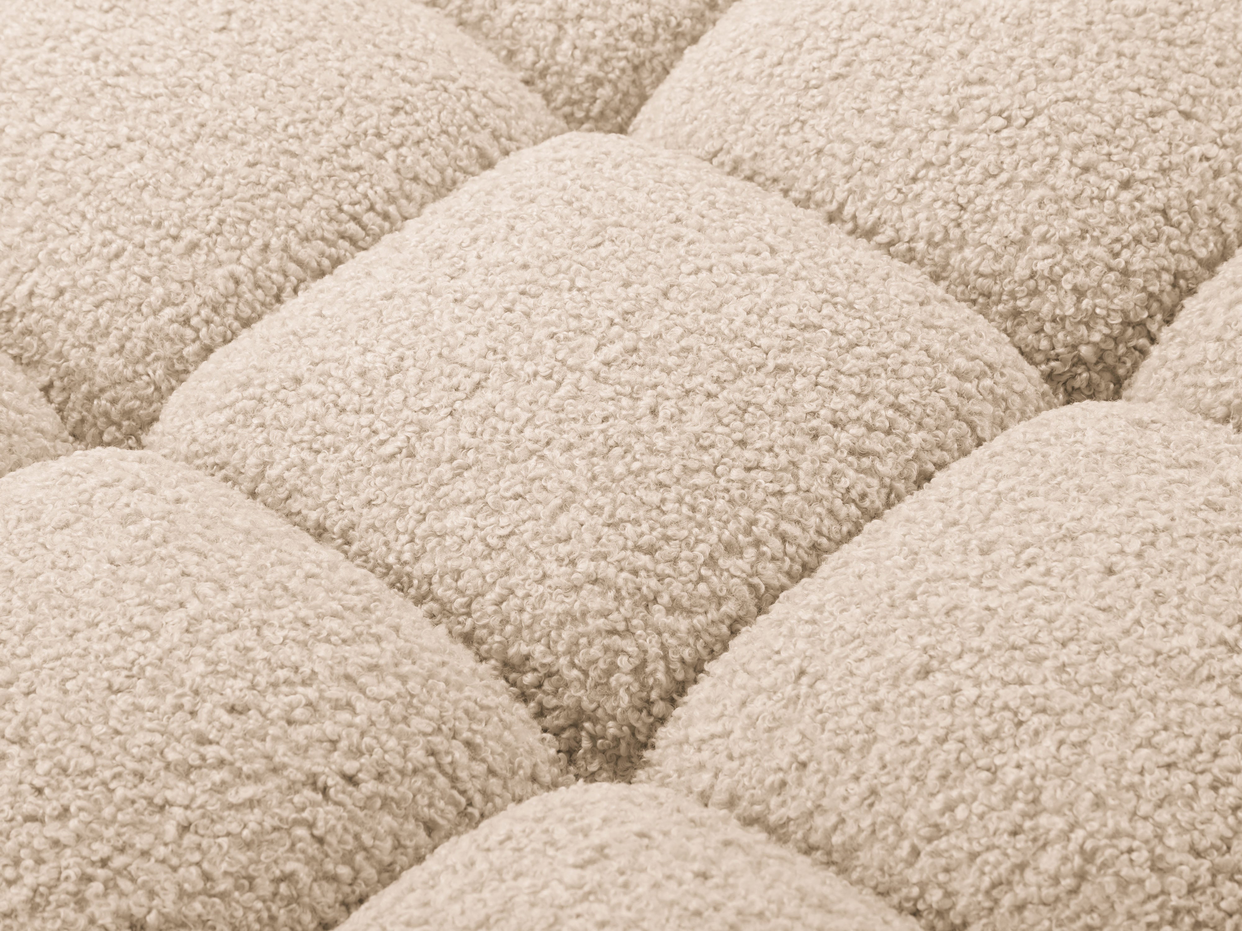 Sofa modulárna BELLIS - pravý modul pieskový boucle