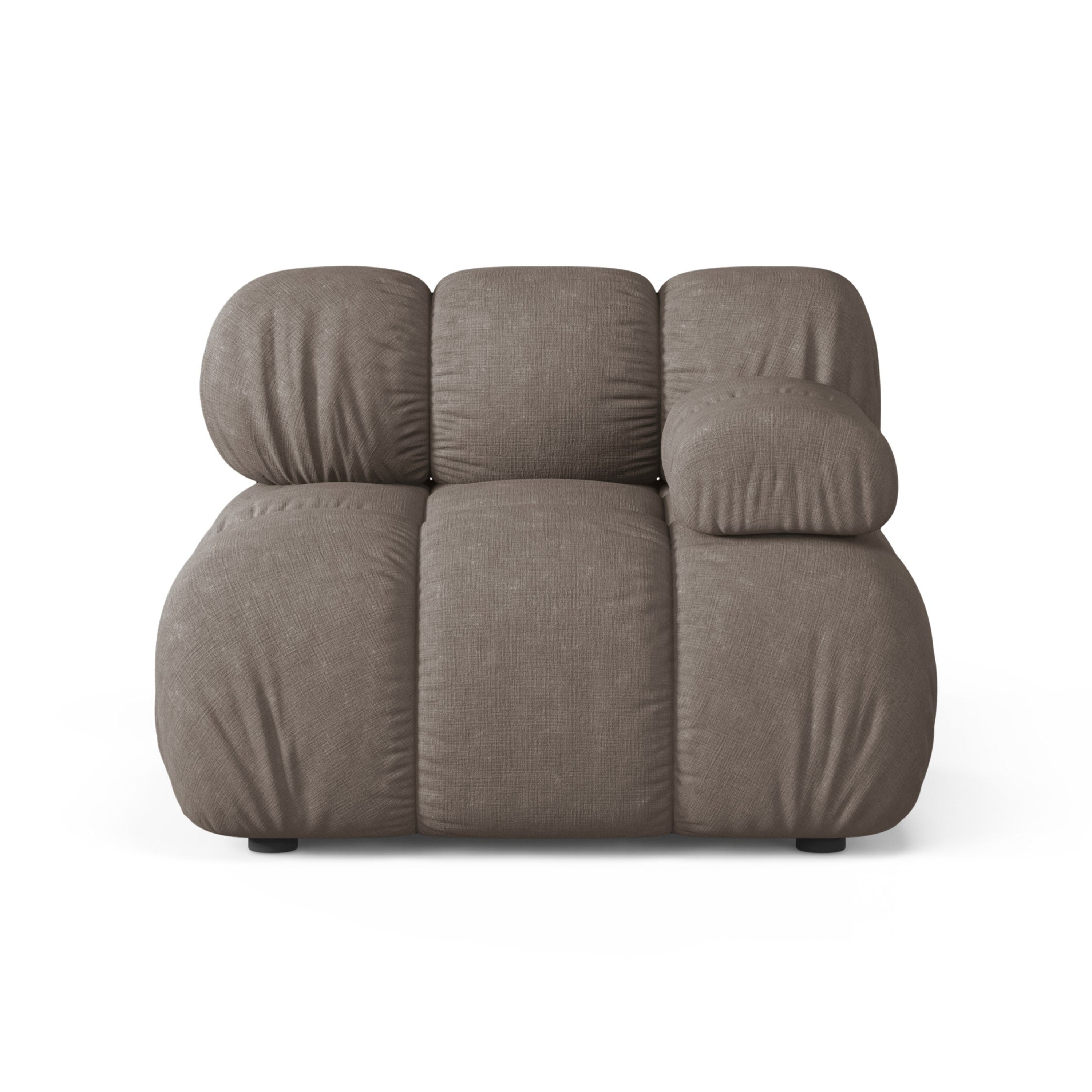 Sofa modulárna BELLIS - pravý modul tmavé cappuccino