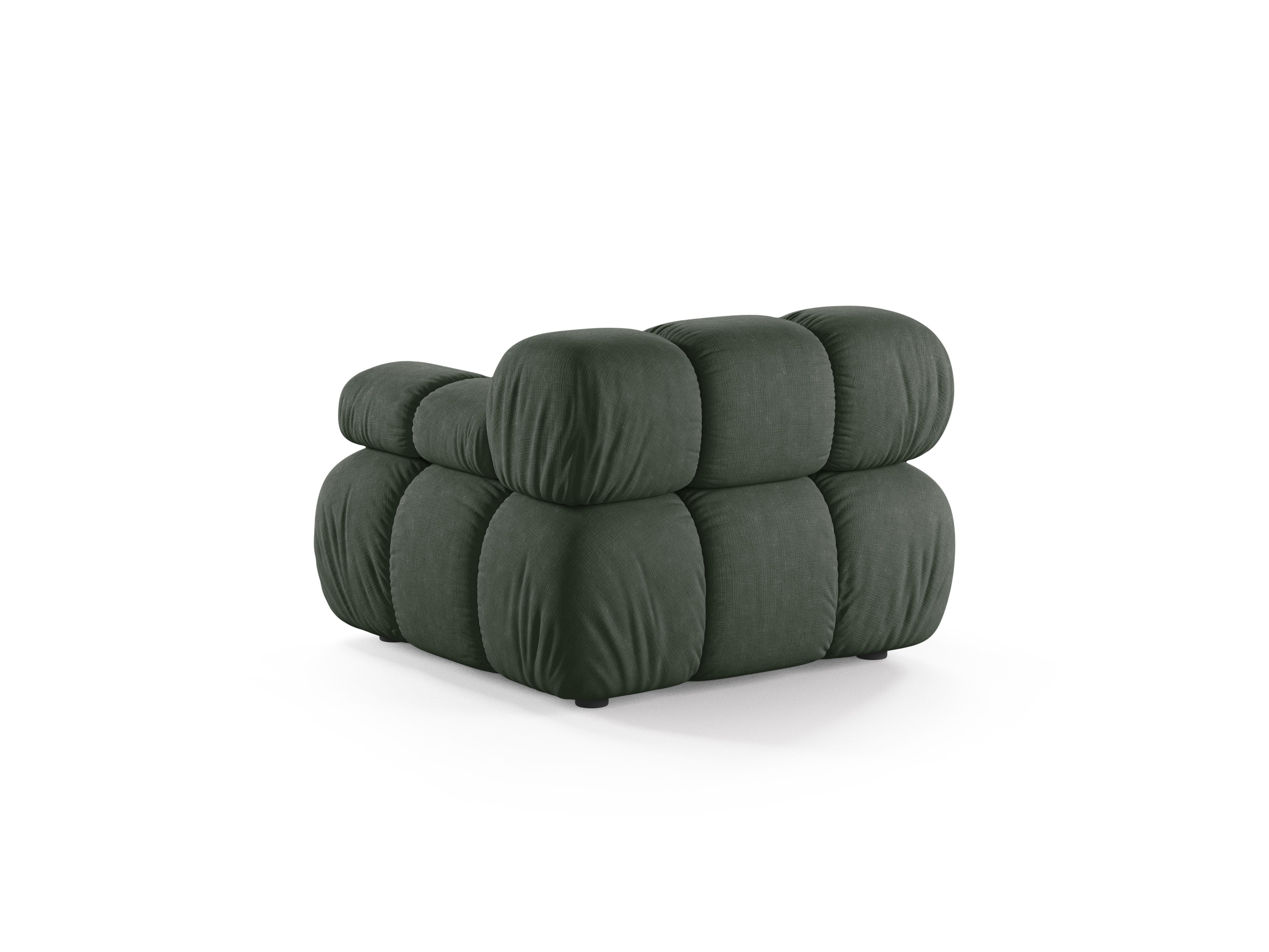 Sofa modulárna BELLIS - pravý modul tmavozelený