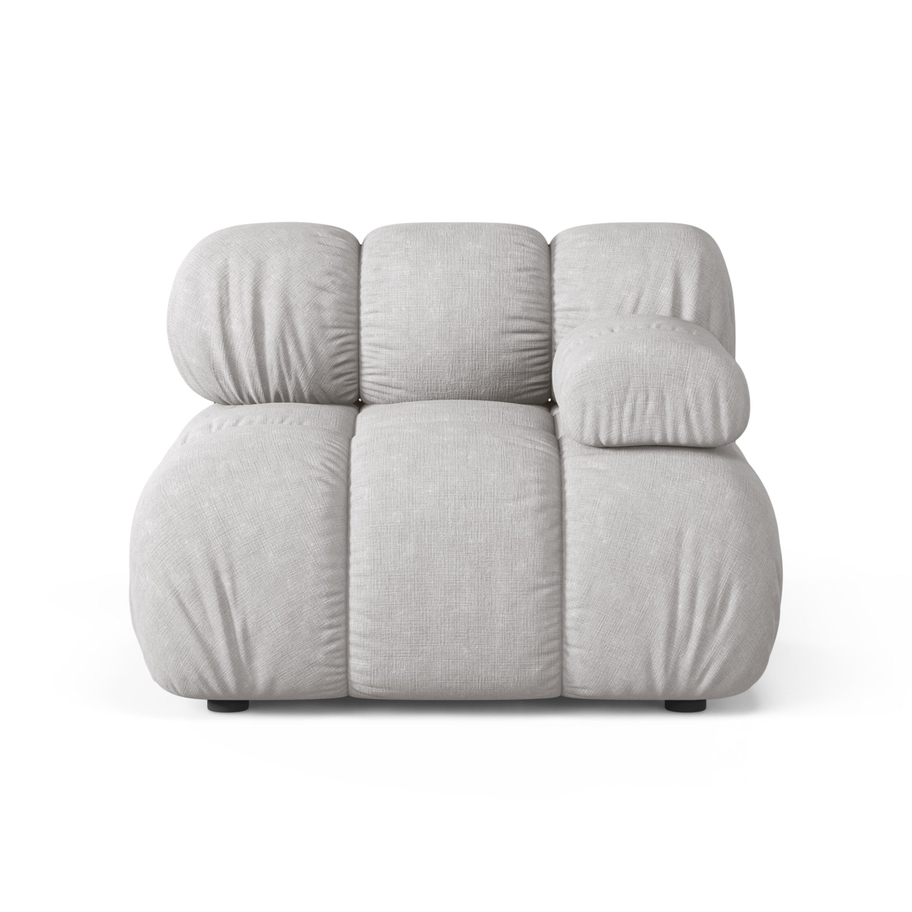 Sofa modulárna BELLIS - pravý modul svetlosivý