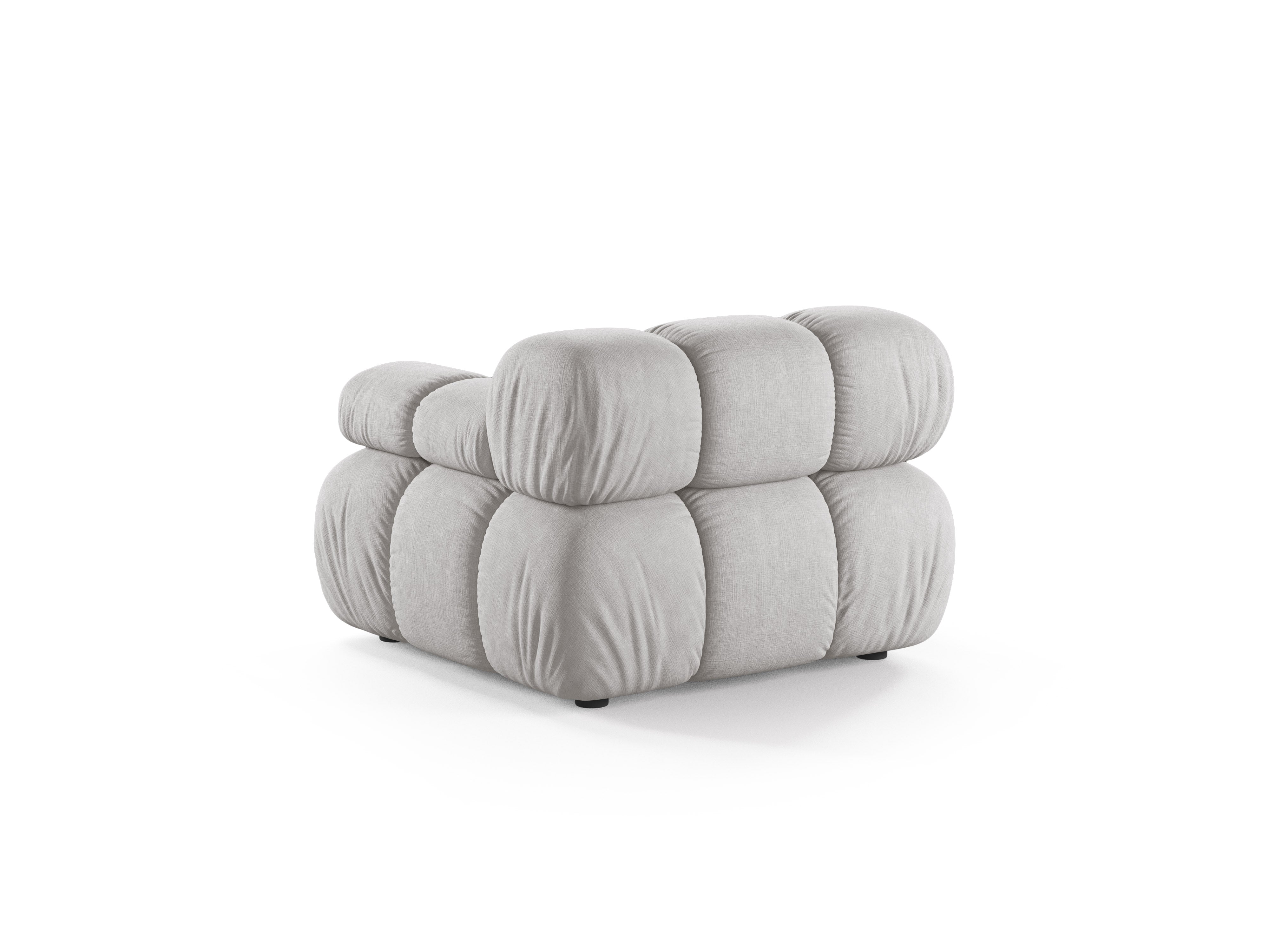 Sofa modulárna BELLIS - pravý modul svetlosivý