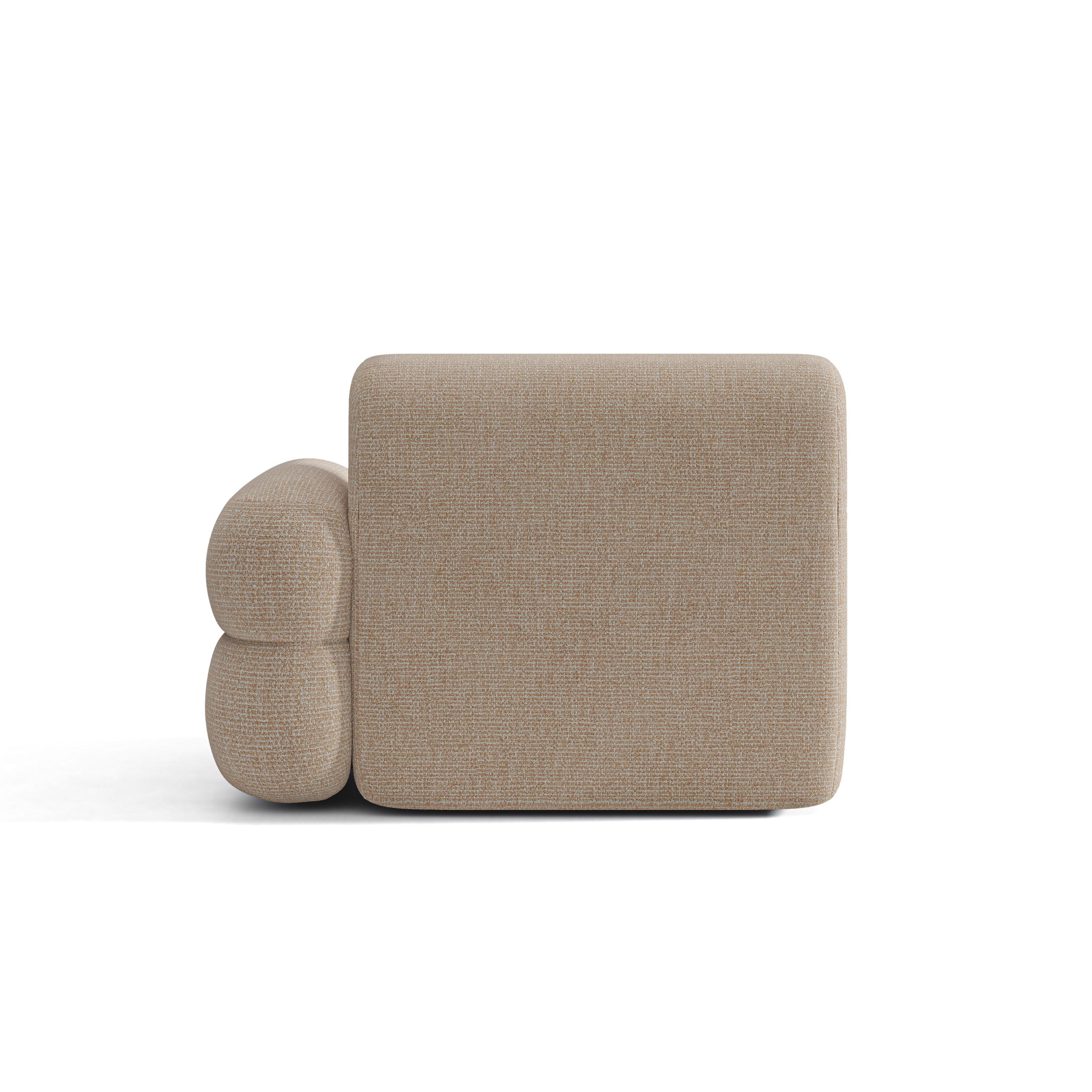 Sofa modulárna NEO - pravý modul pieskový melír