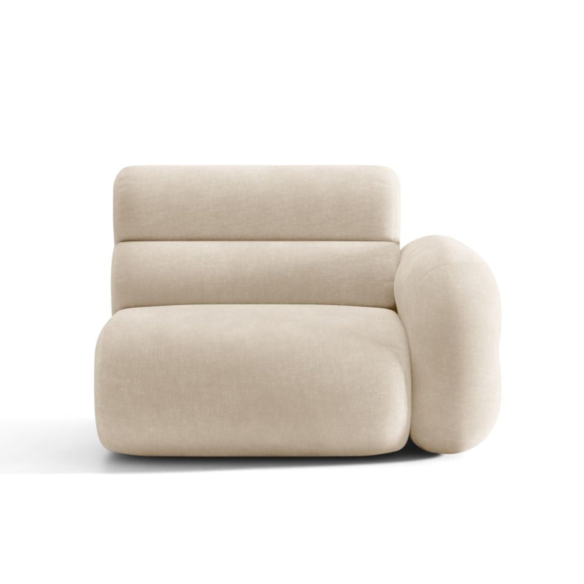 Sofa modulárna NEO - pravý modul svetlo béžový šenil