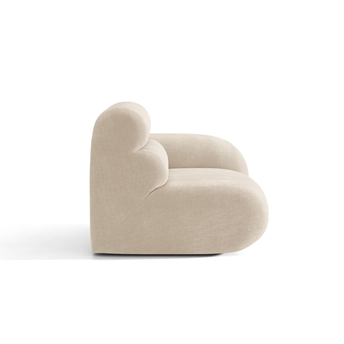 Sofa modulárna NEO - pravý modul svetlo béžový šenil