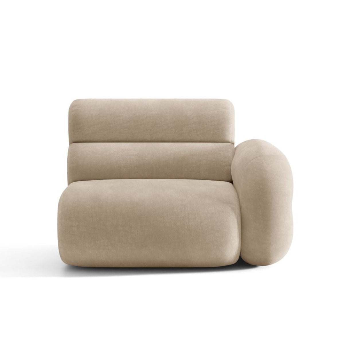 Sofa modulárna NEO - pravý modul béžový šenil