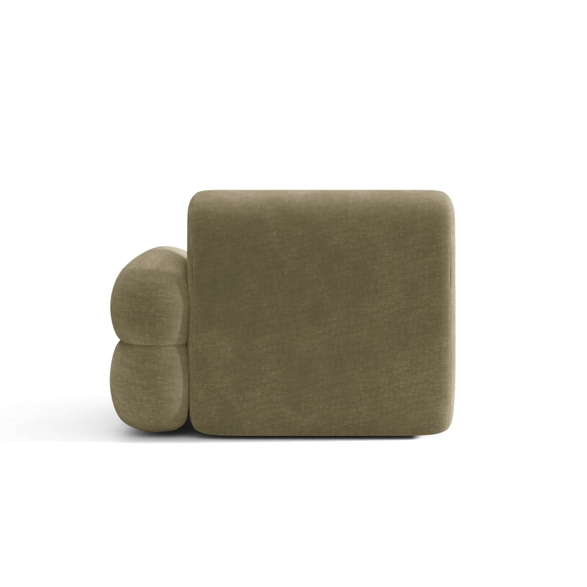 Sofa modulárna NEO - pravý modul olivový šenil