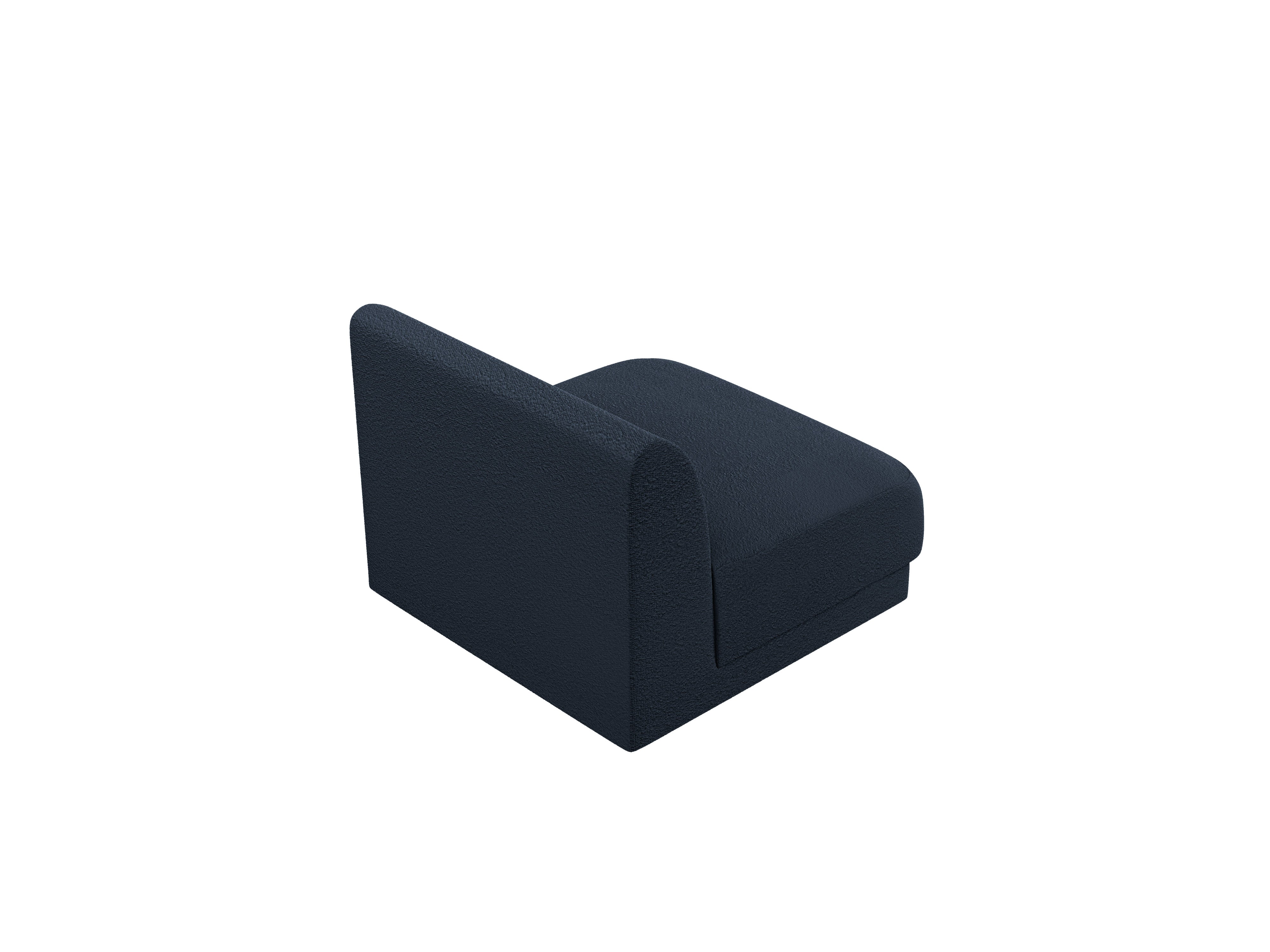 Fotel / modul MILEY tmavomodrý boucle