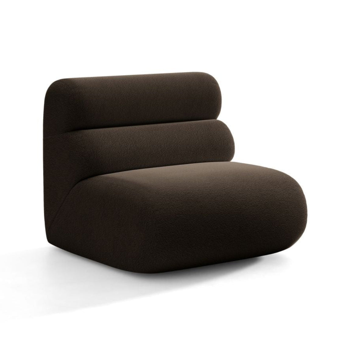 Fotel / modul NEO hnedý boucle