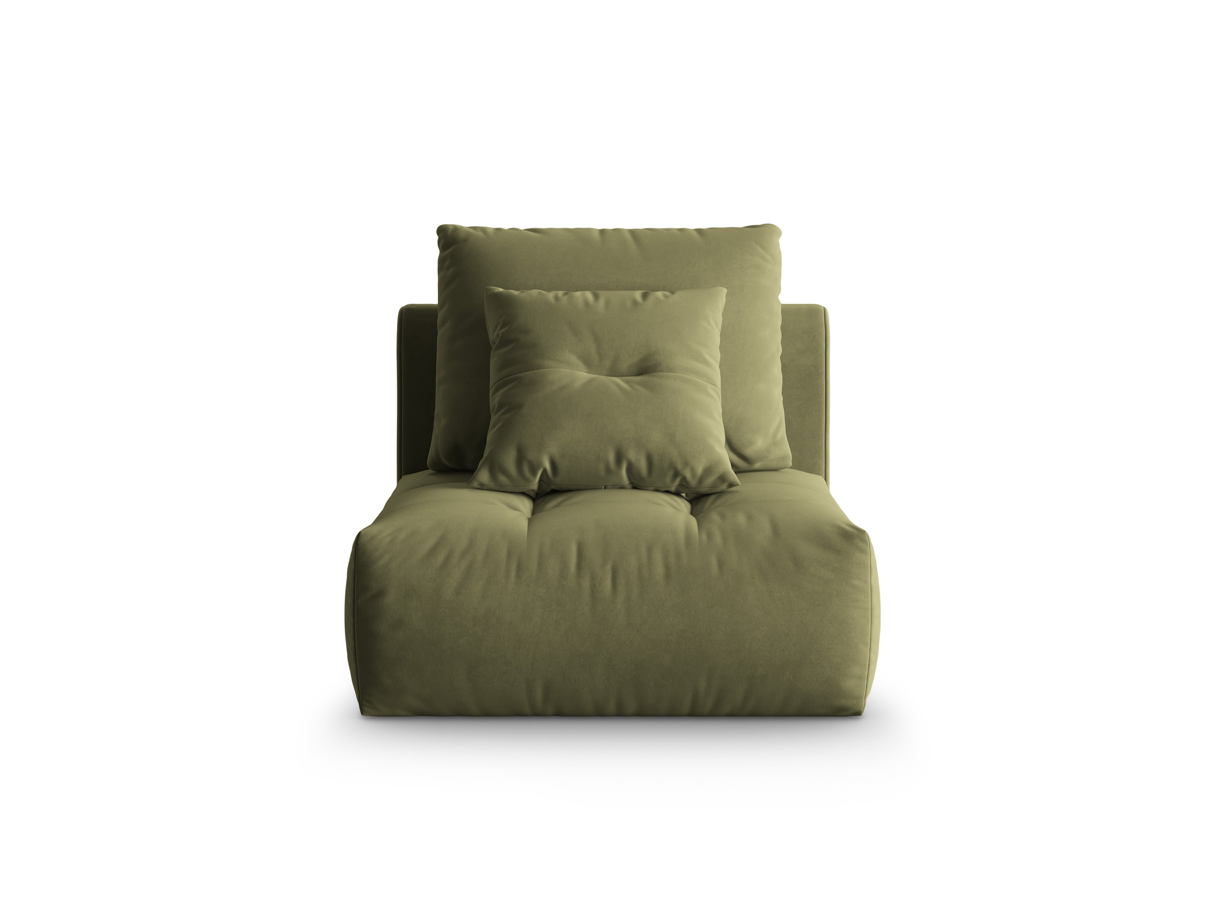 Velvet Armchair / BLOOM Module Green