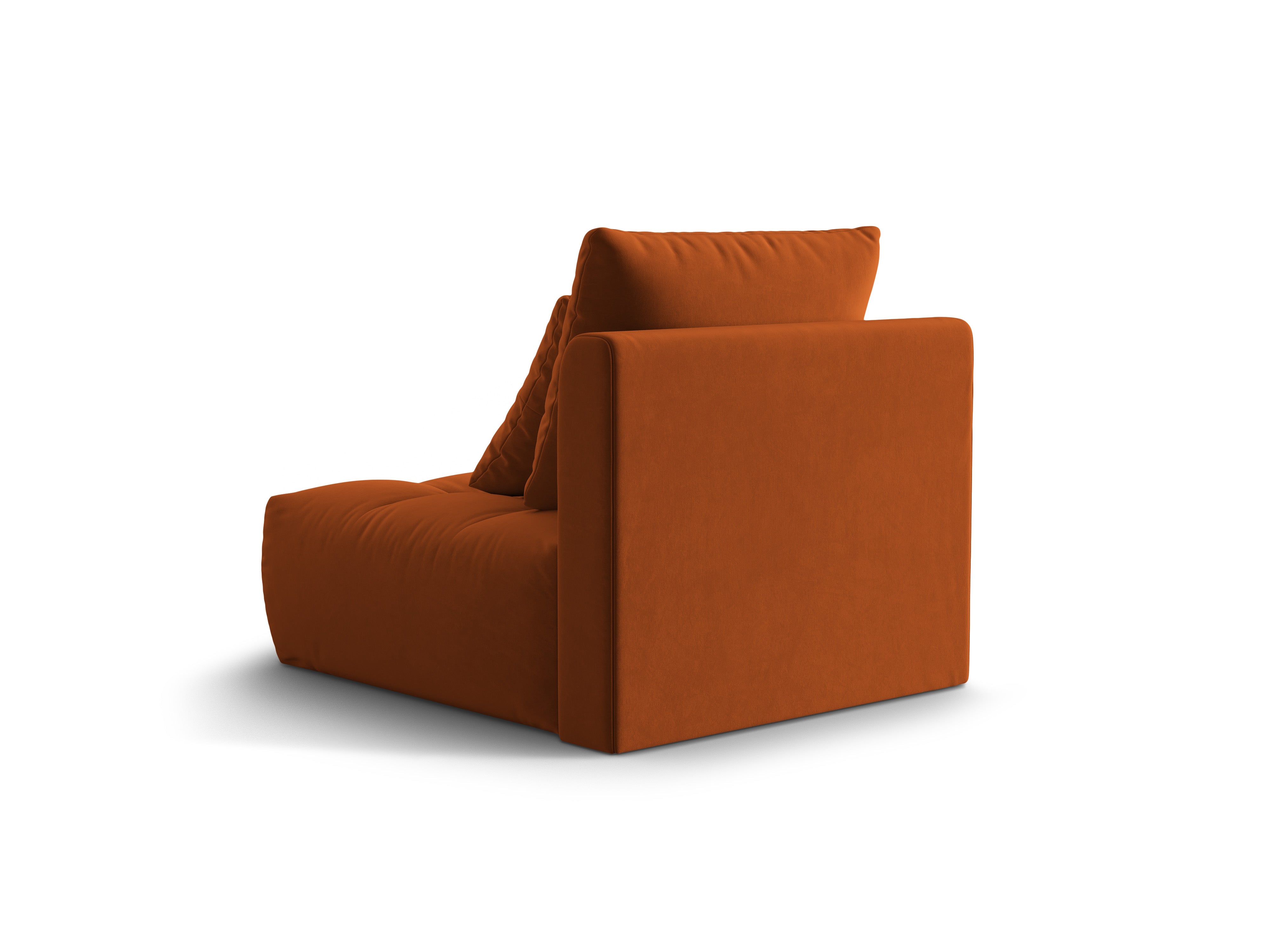 Armchair / velvet module BLOOM terracotta