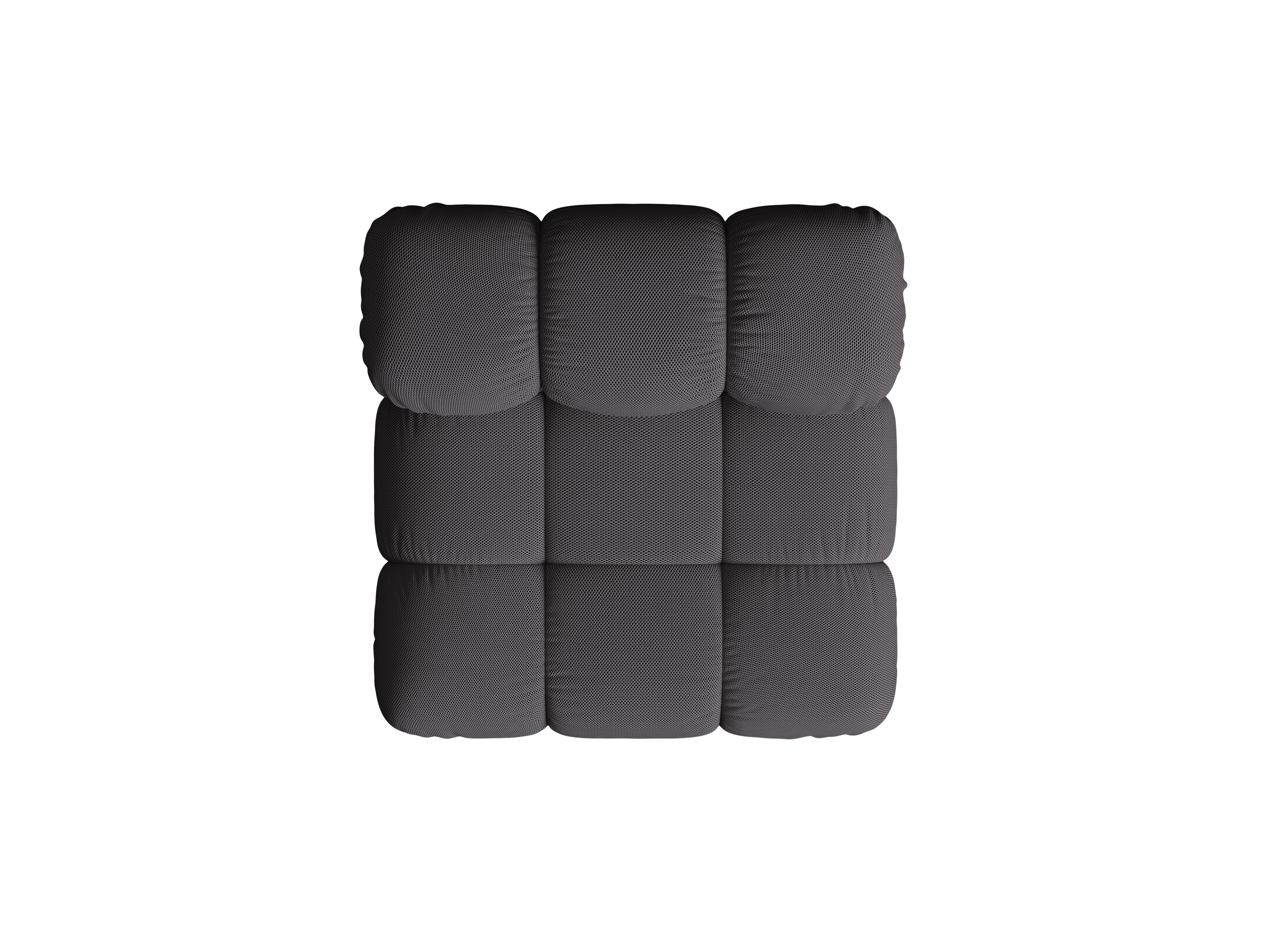 Fotel / modul BELLIS tmavosivá tkanina 3D