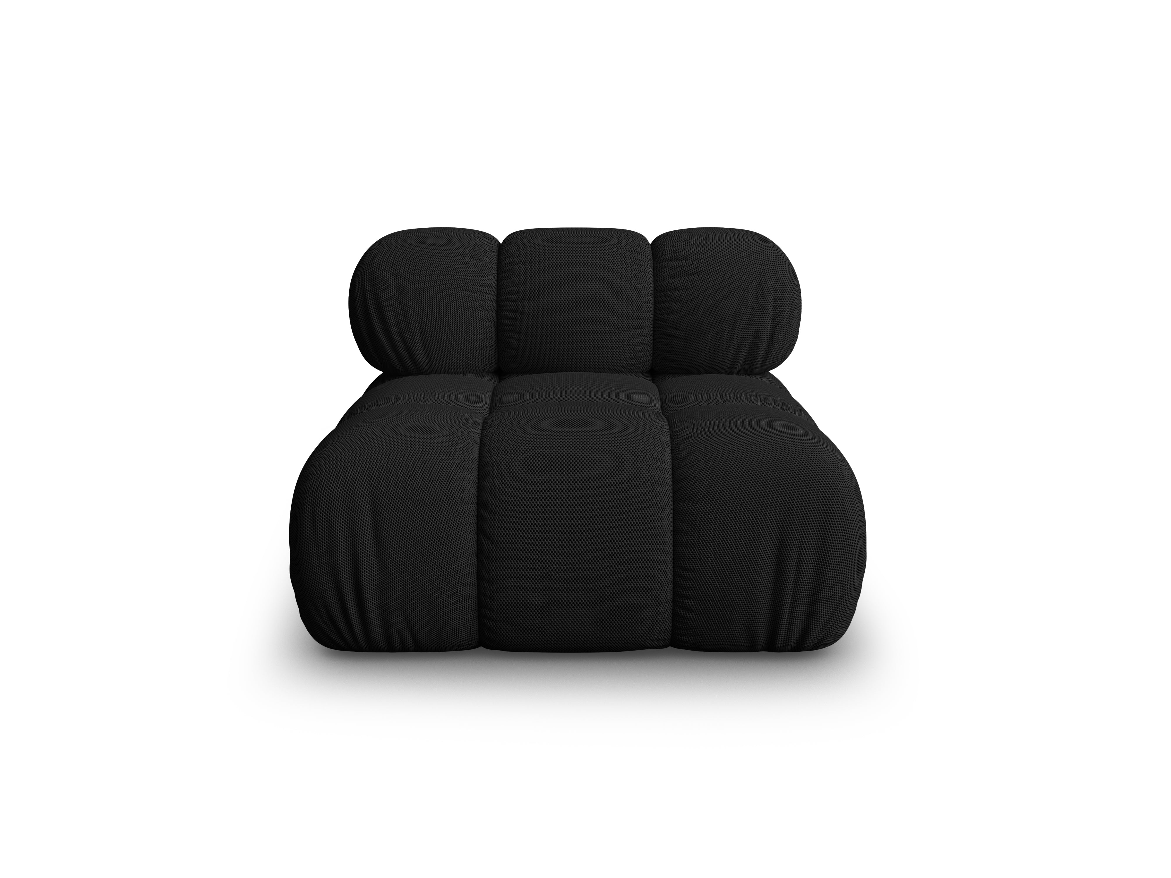 Fotel / modul BELLIS čierna tkanina 3D