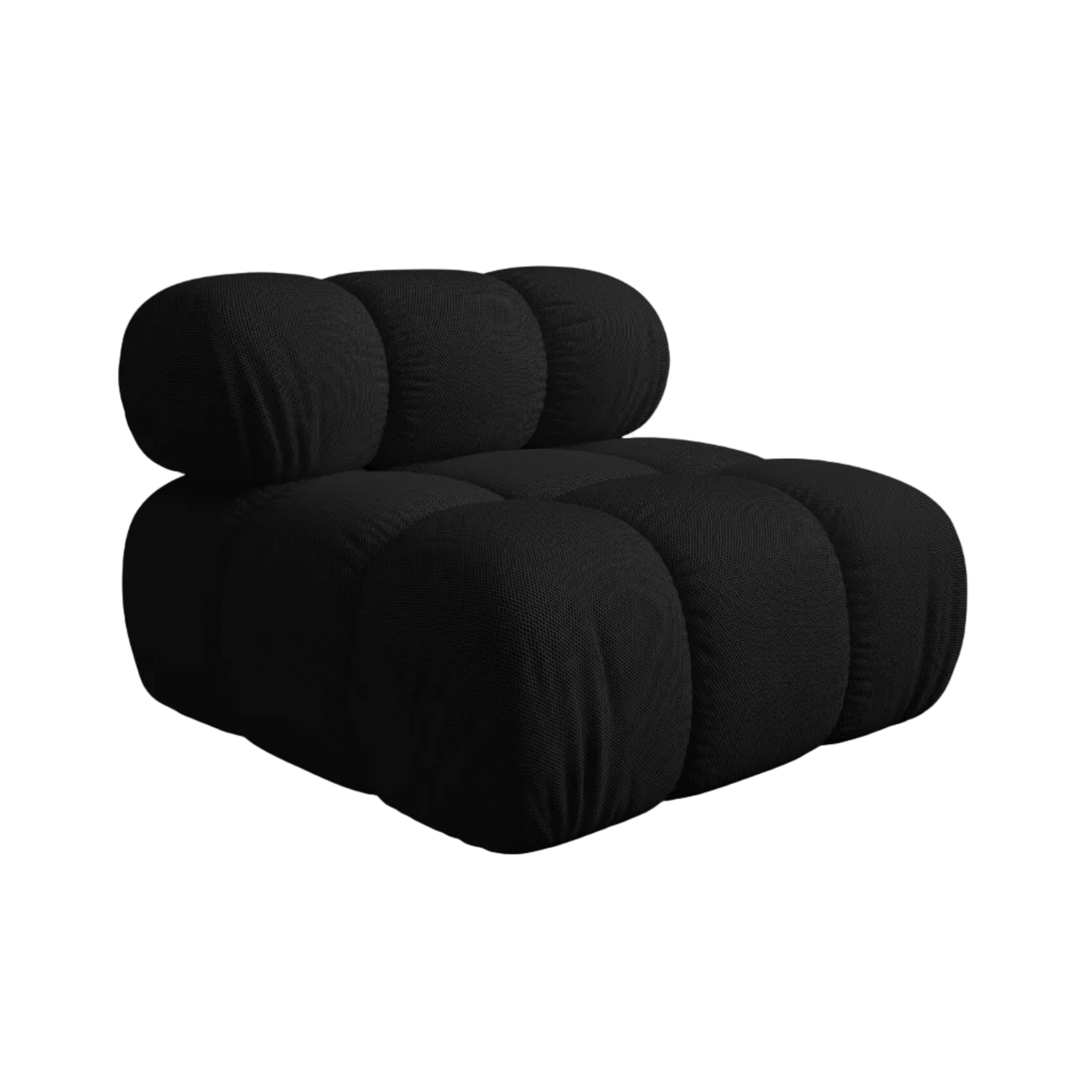 Fotel / modul BELLIS čierna tkanina 3D