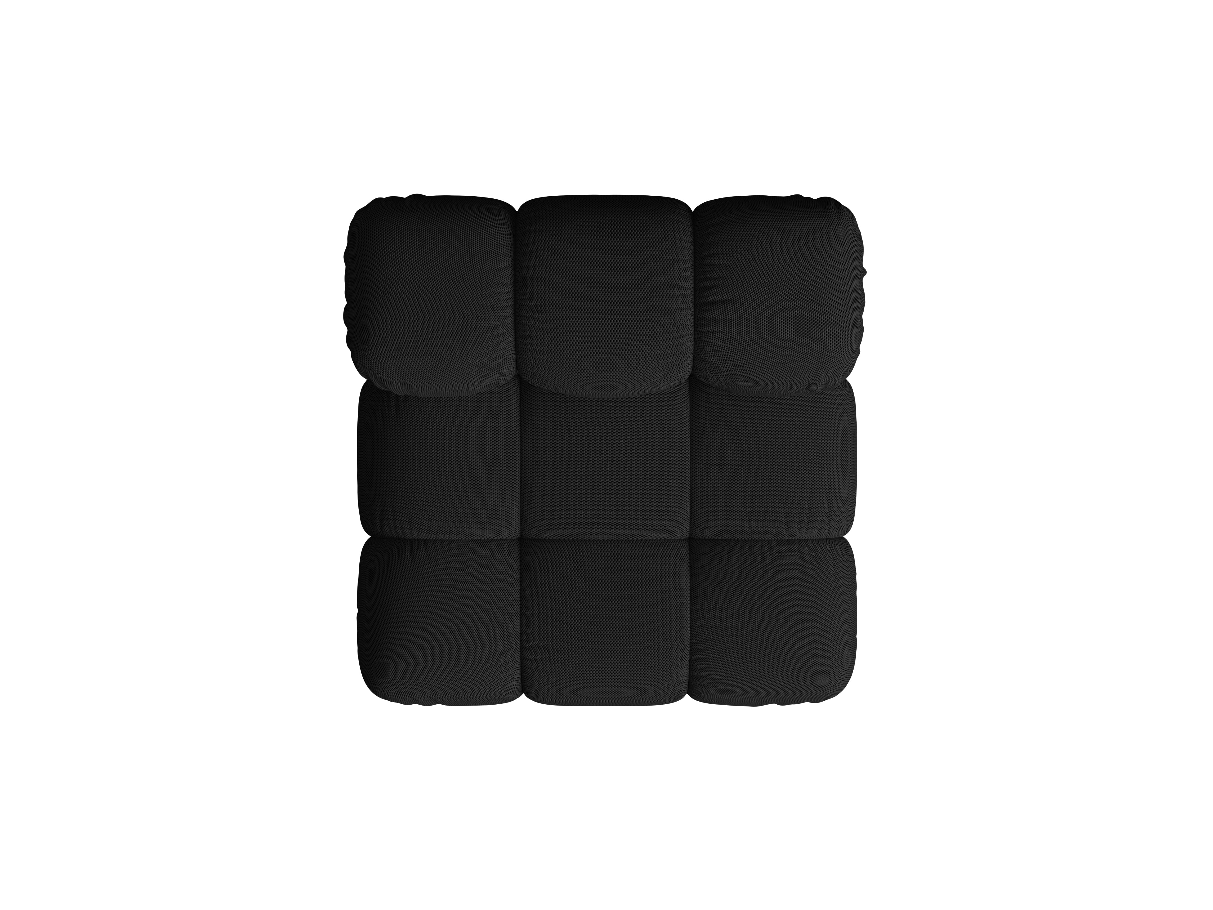 Fotel / modul BELLIS čierna tkanina 3D