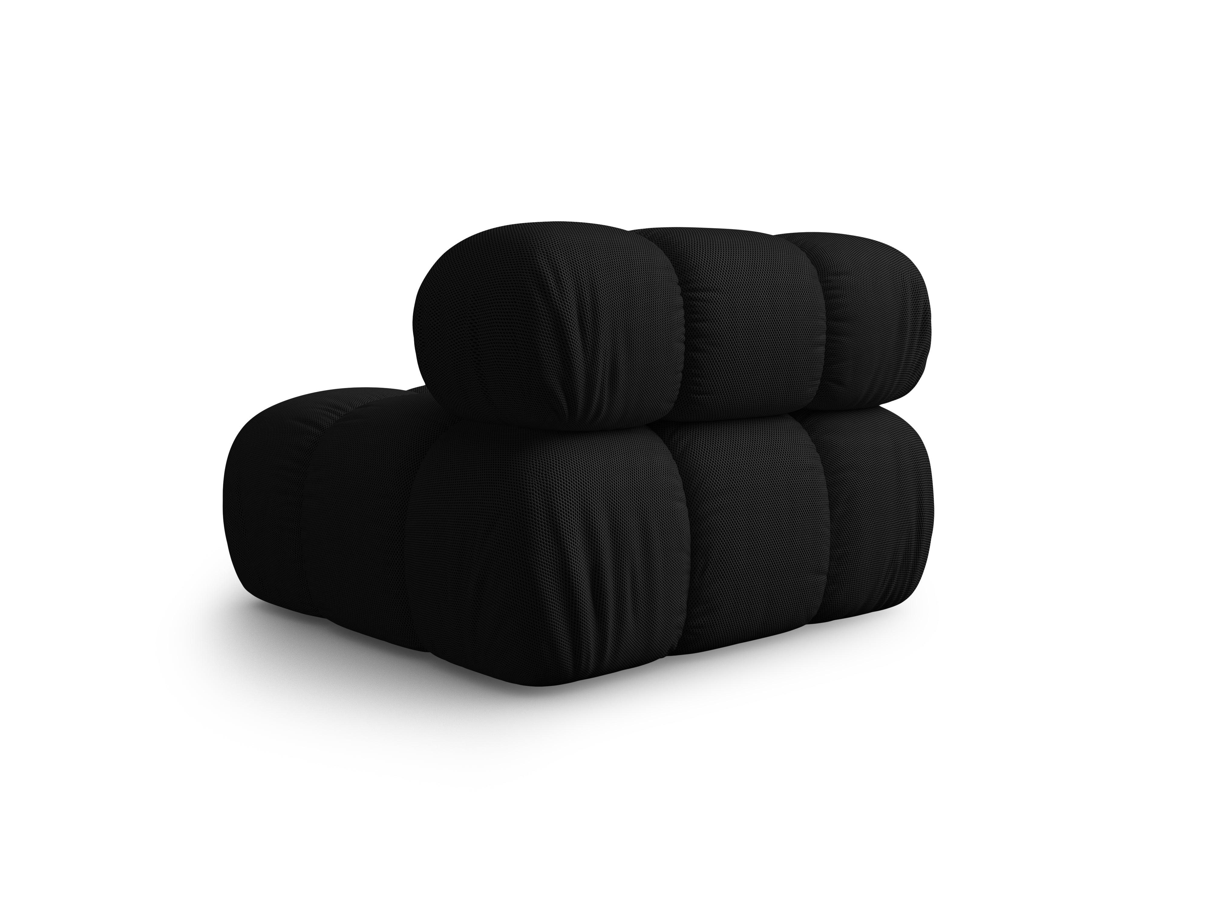 Fotel / modul BELLIS čierna tkanina 3D