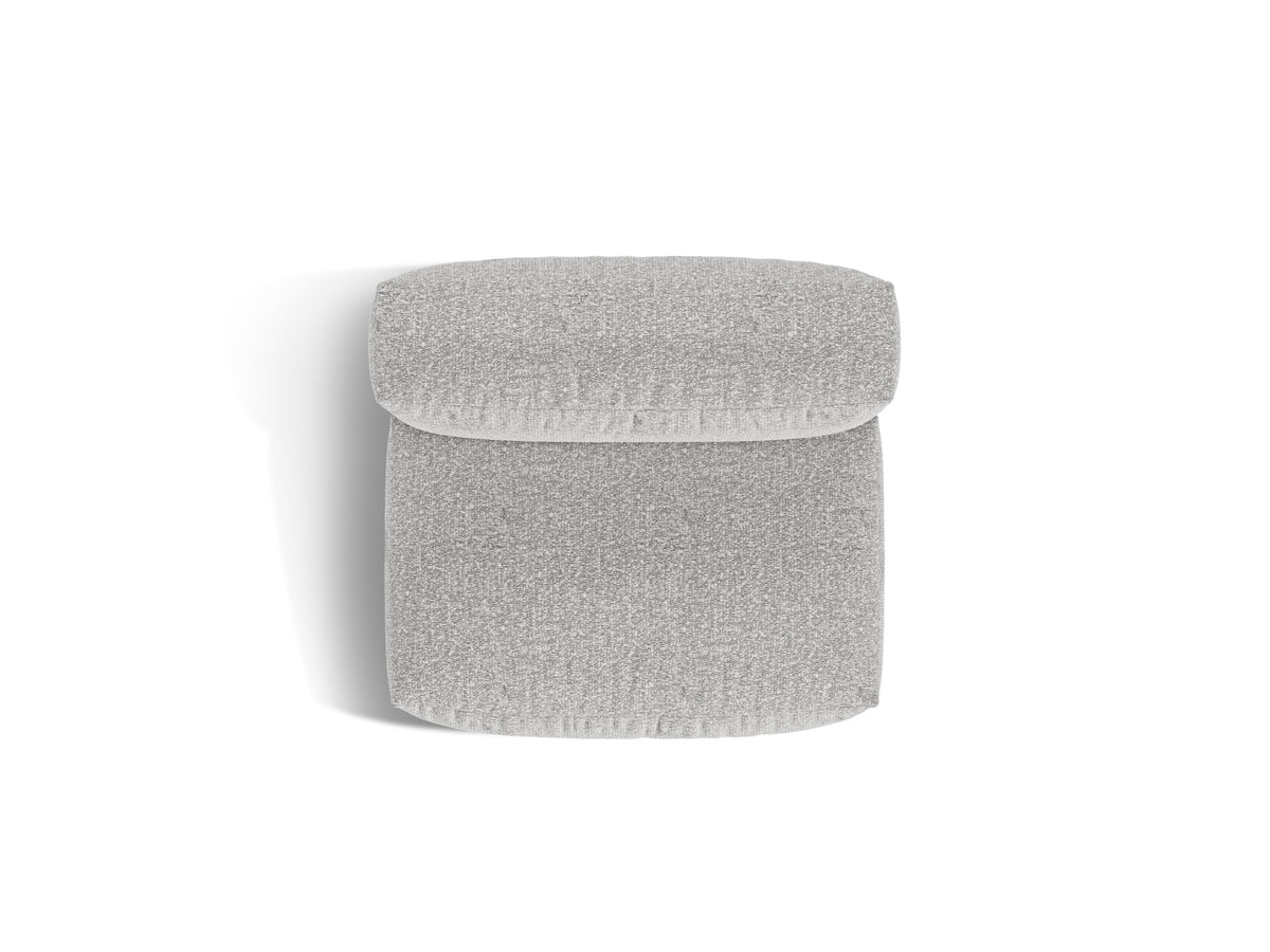 Moduł bez podłokietników MARTINA srebrny boucle – detal tkaniny