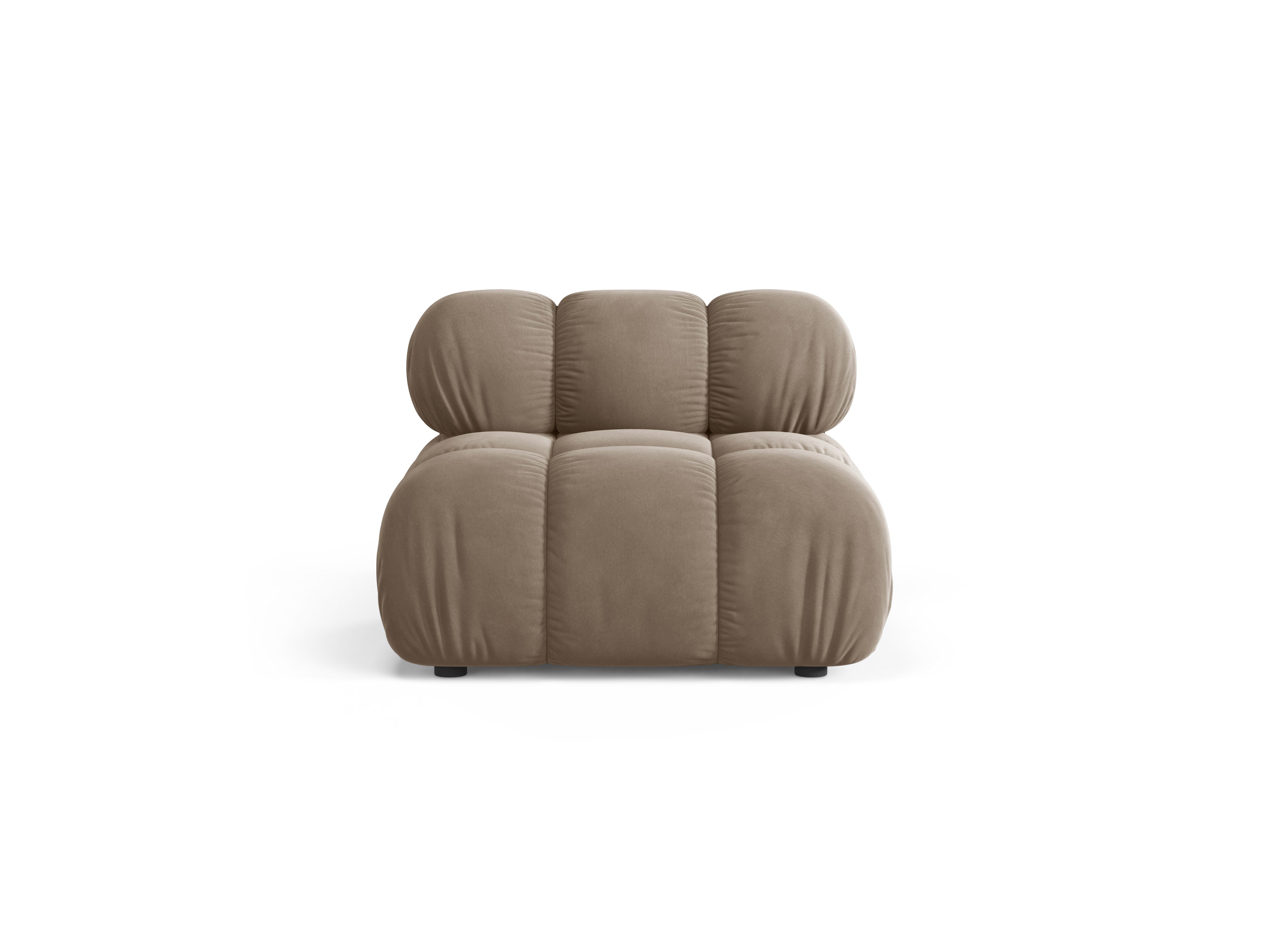 Fotel / modul zamatový BELLIS cappuccino