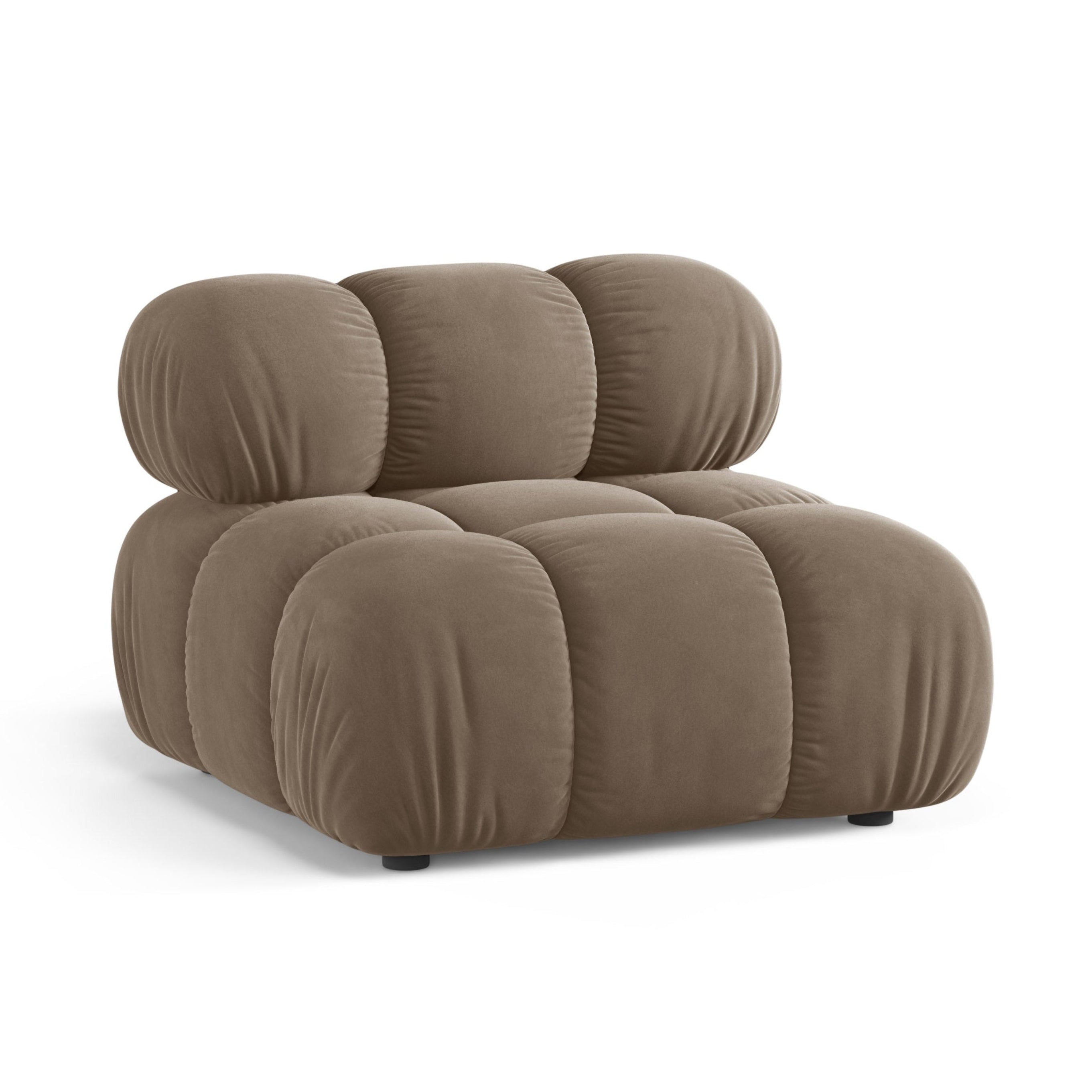 Fotel / modul zamatový BELLIS cappuccino