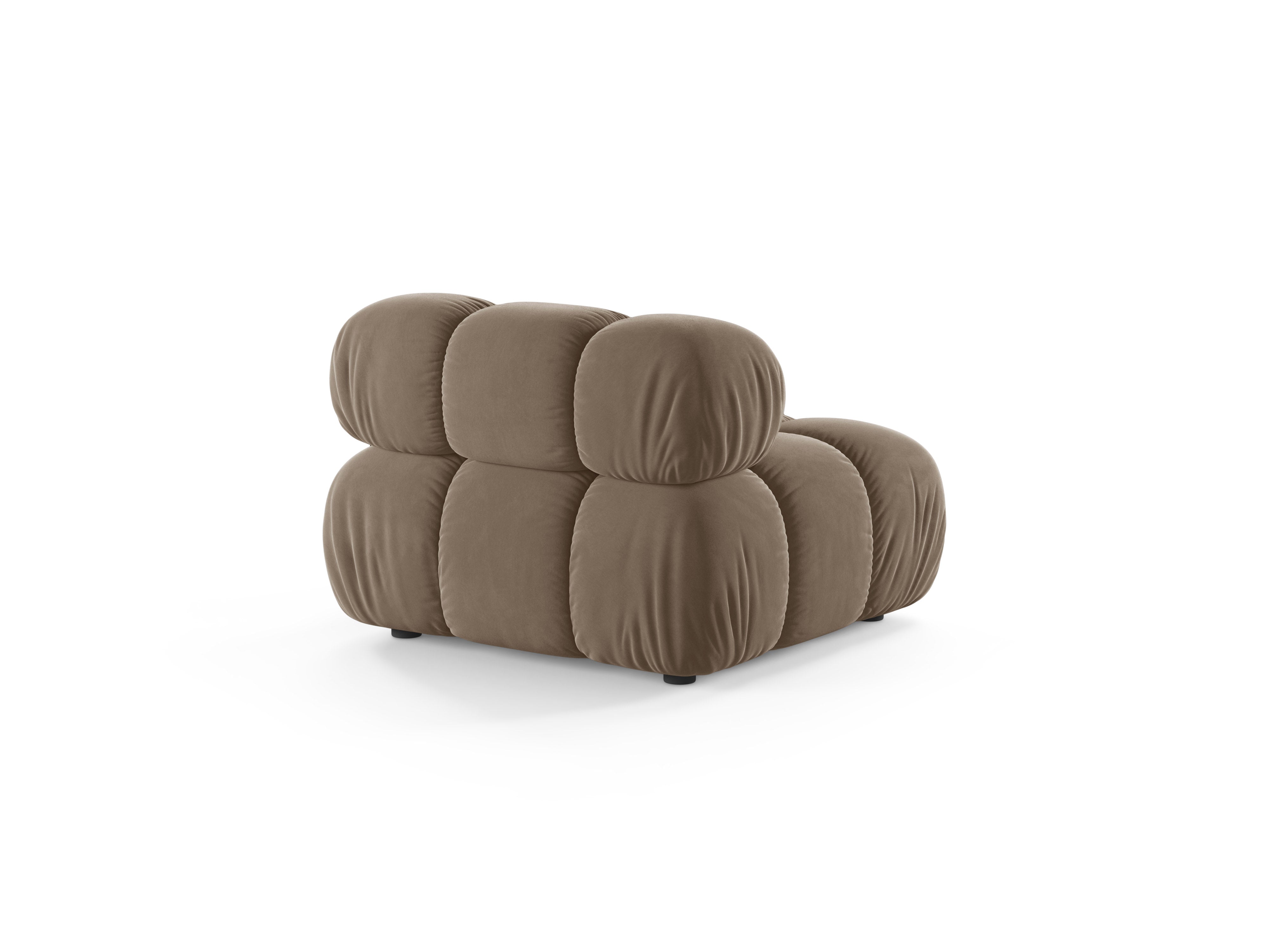 Fotel / modul zamatový BELLIS cappuccino