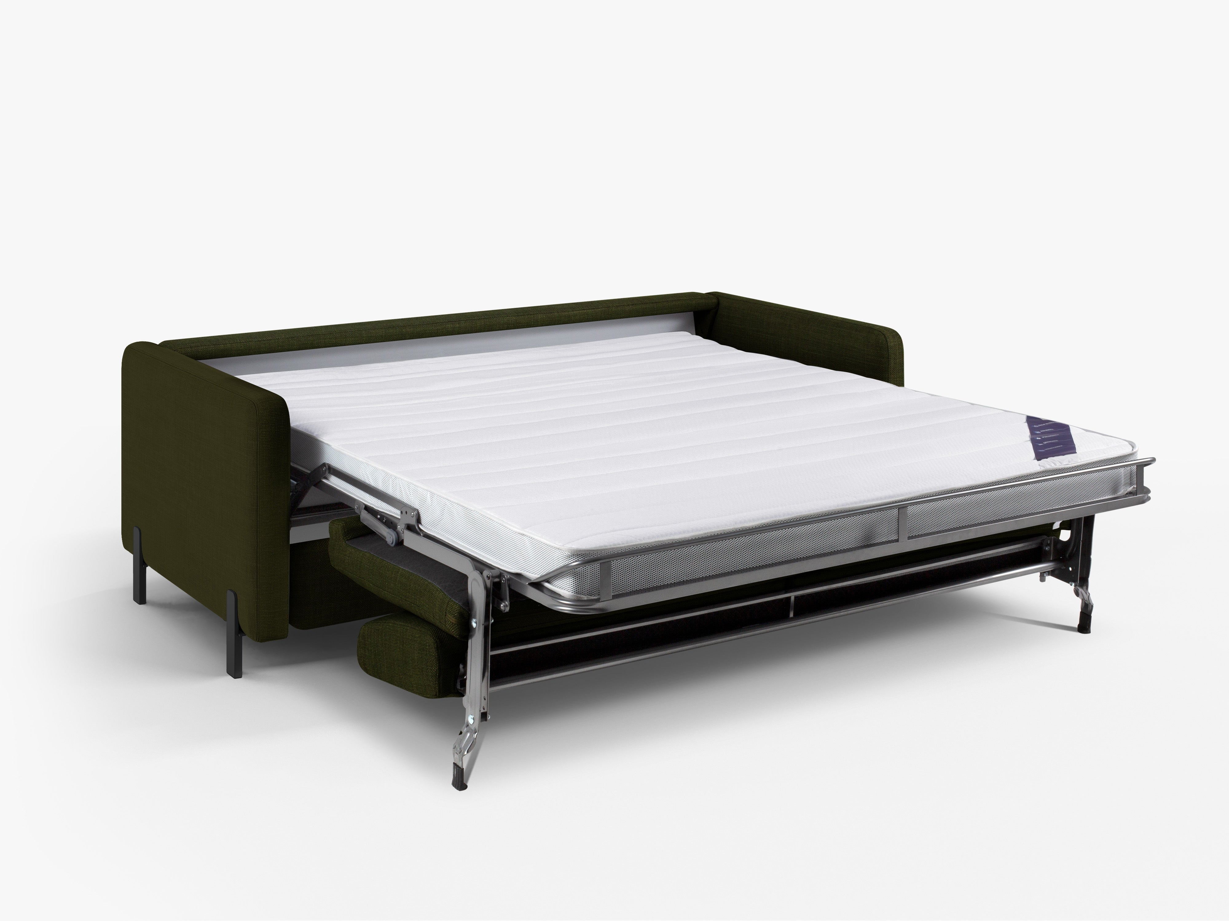 Sofa pre 2 osoby s funkciou spania GLORIA zelený šenil