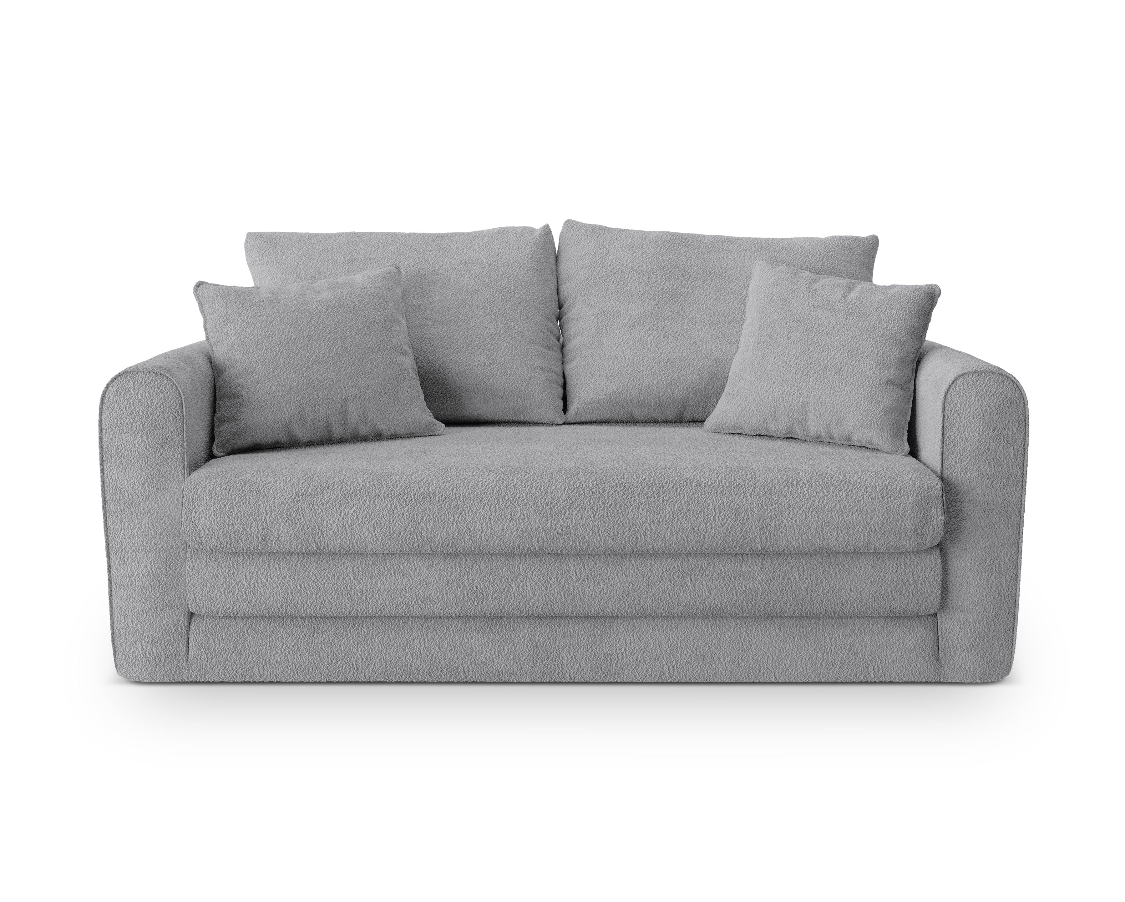 Sofa 2-osobová s funkciou spania LIDO šedý boucle