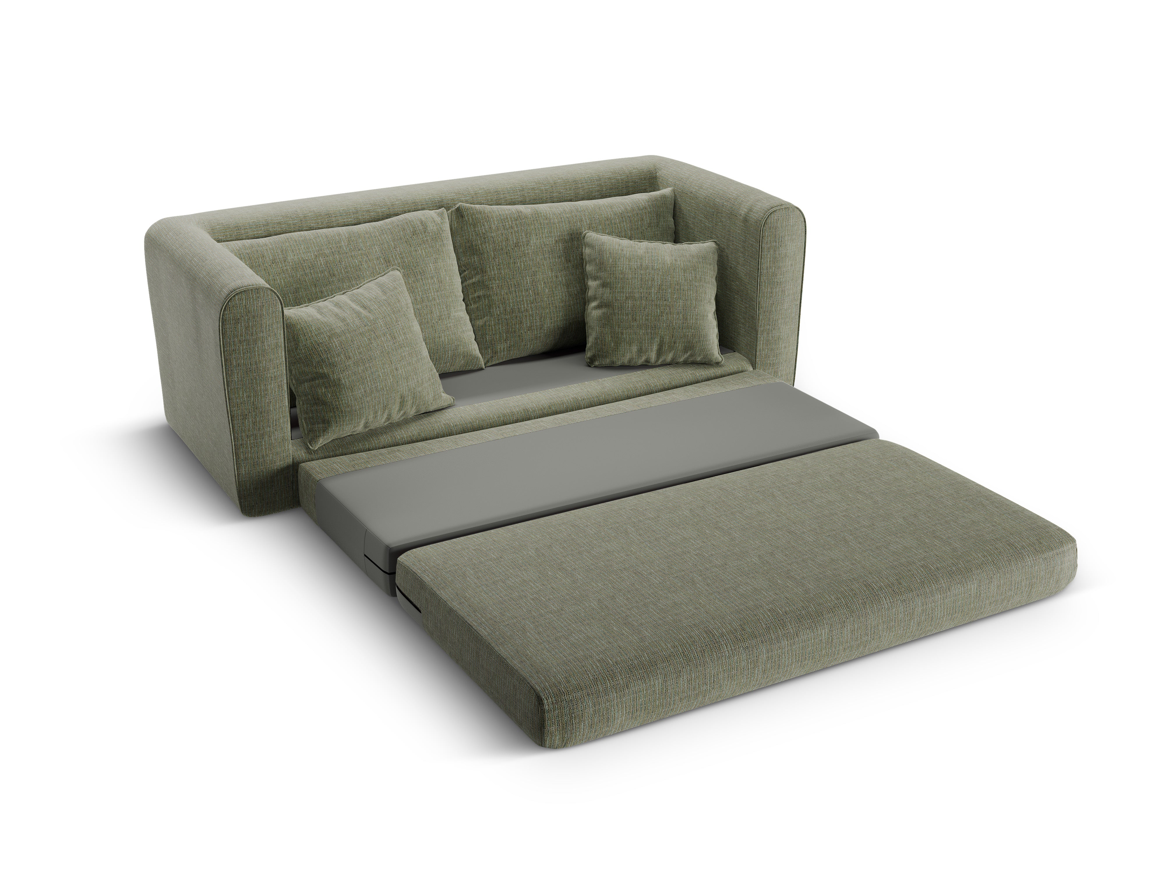 Sofa 2-osobová s funkciou spania LIDO olivový melír
