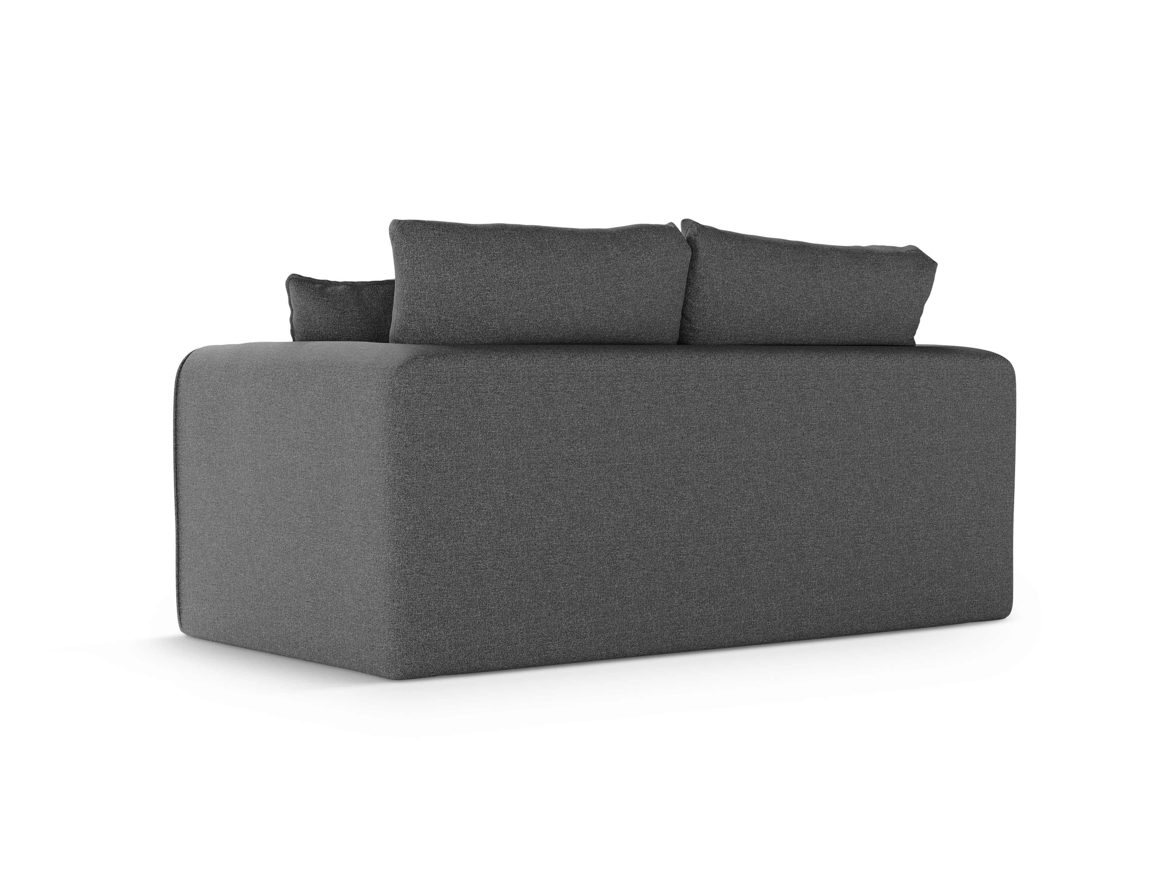 2-Seater Sofa with Sleeping Function LIDO Dark Gray