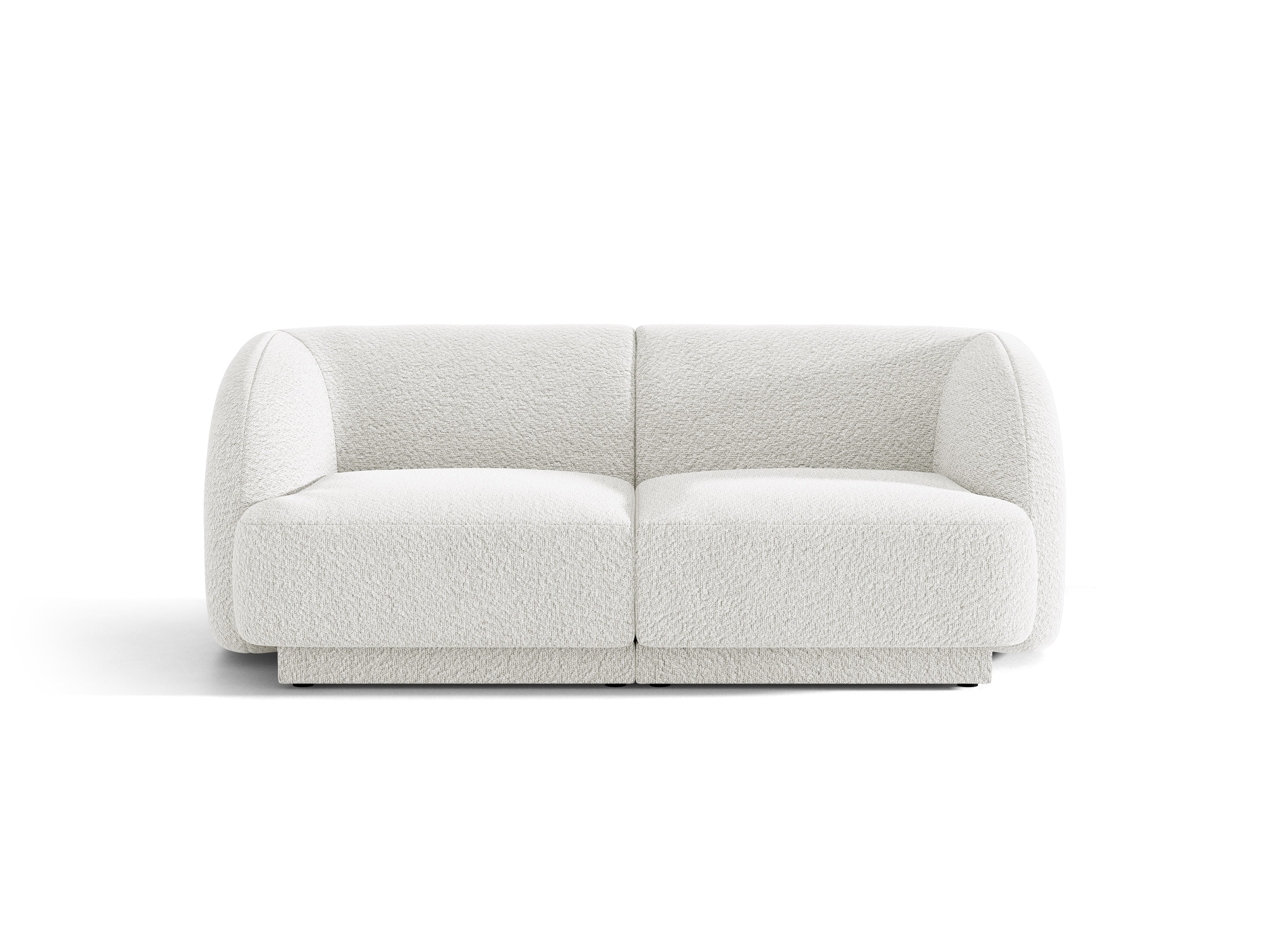 Sofa pre 2 osoby MILEY biela boucle