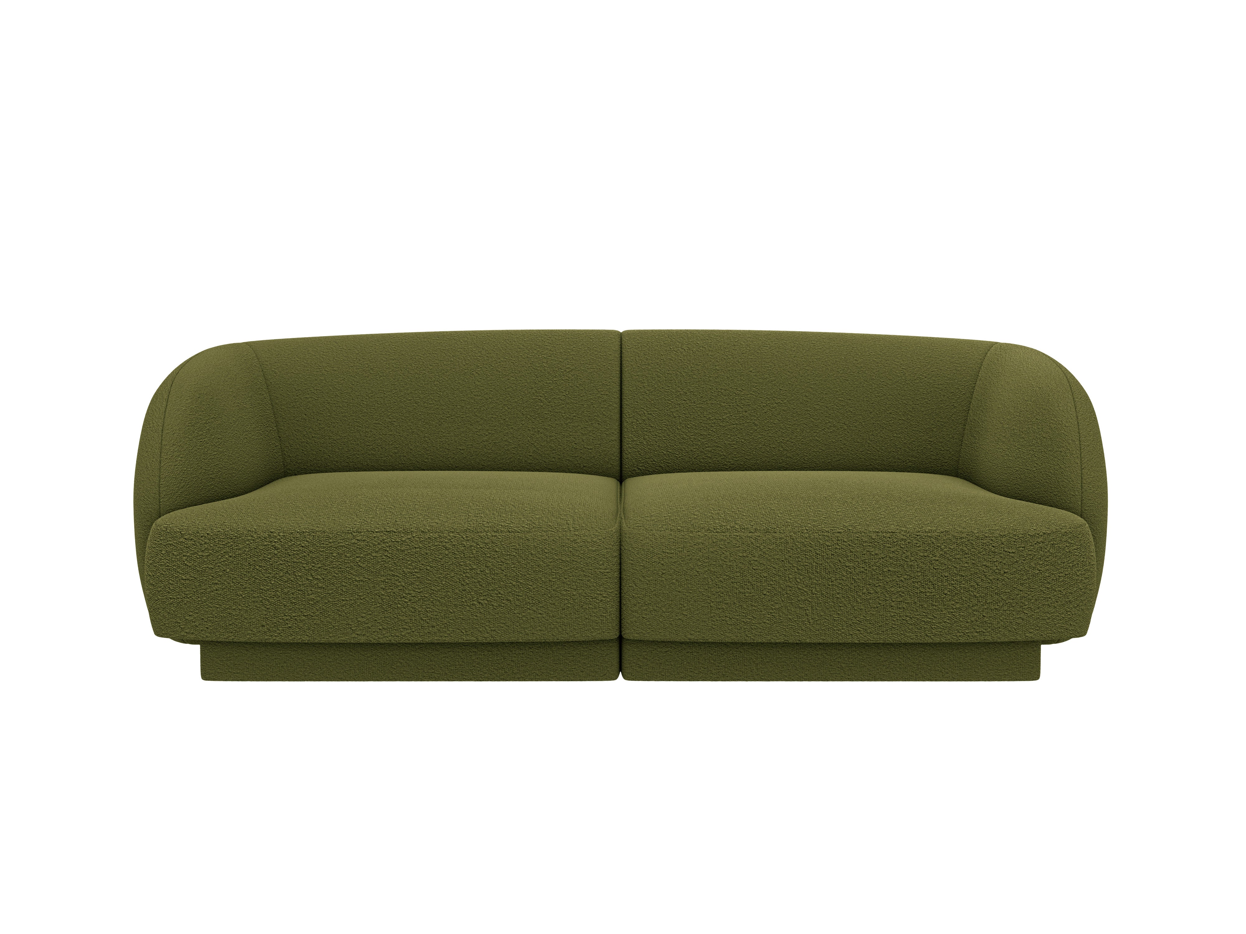 2-seater Sofa MILEY green boucle
